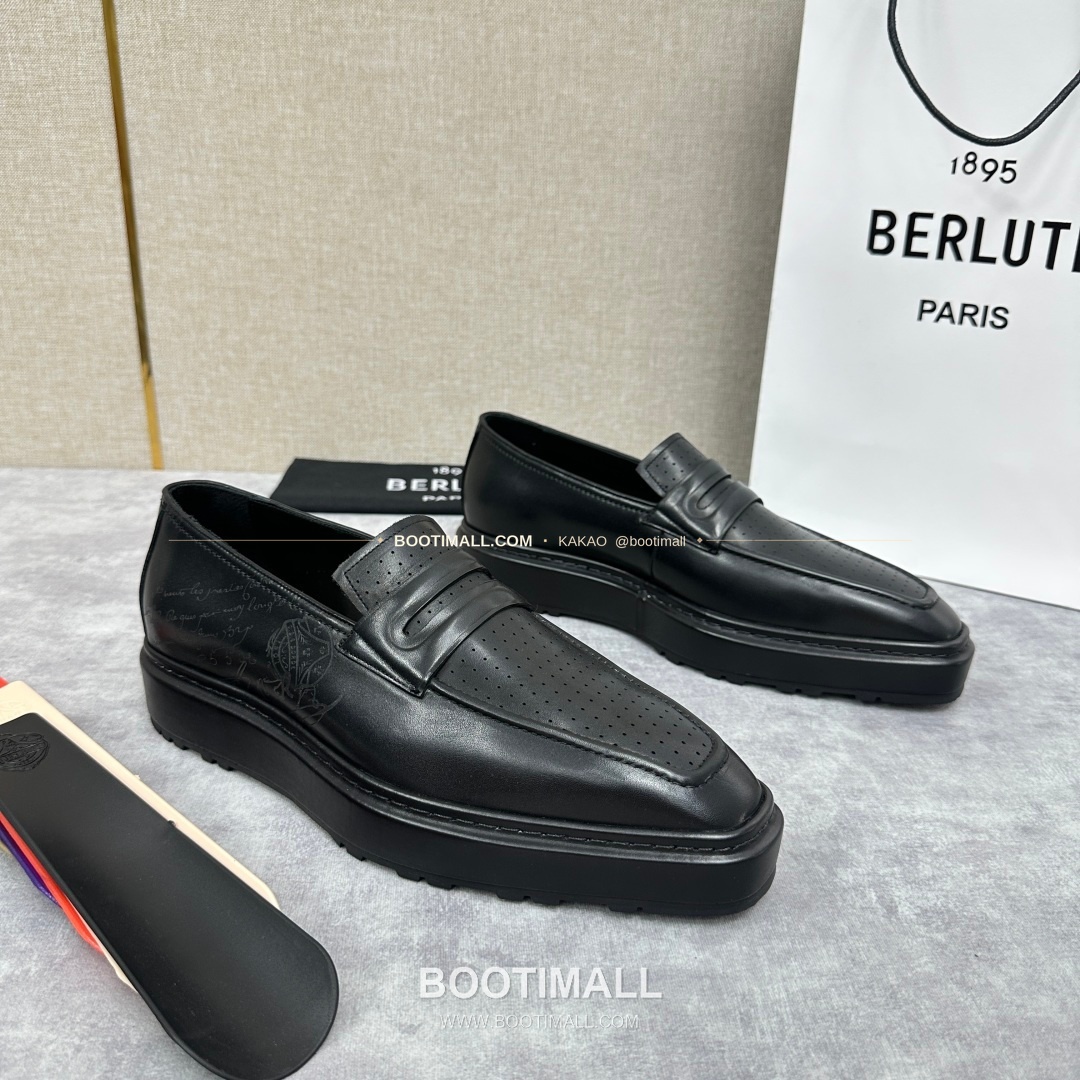 벨루티 베네치아가죽 수공염색 알토 슬립온 옥스퍼드 슈즈 Berluti Venezia Leather Hand Patina Alto Slip-On Oxford Shoes 2
