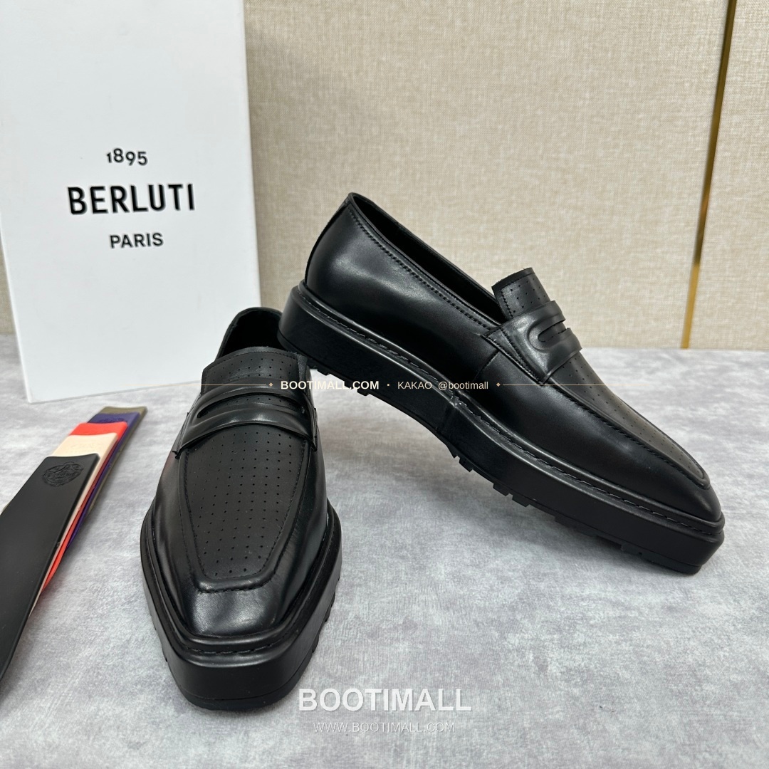 벨루티 베네치아가죽 수공염색 알토 슬립온 옥스퍼드 슈즈 Berluti Venezia Leather Hand Patina Alto Slip-On Oxford Shoes 7