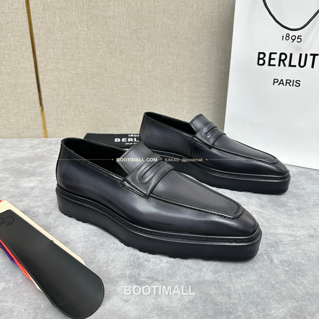 벨루티 베네치아가죽 수공염색 알토 슬립온 옥스퍼드 슈즈 Berluti Venezia Leather Hand Patina Alto Slip-On Oxford Shoes 2