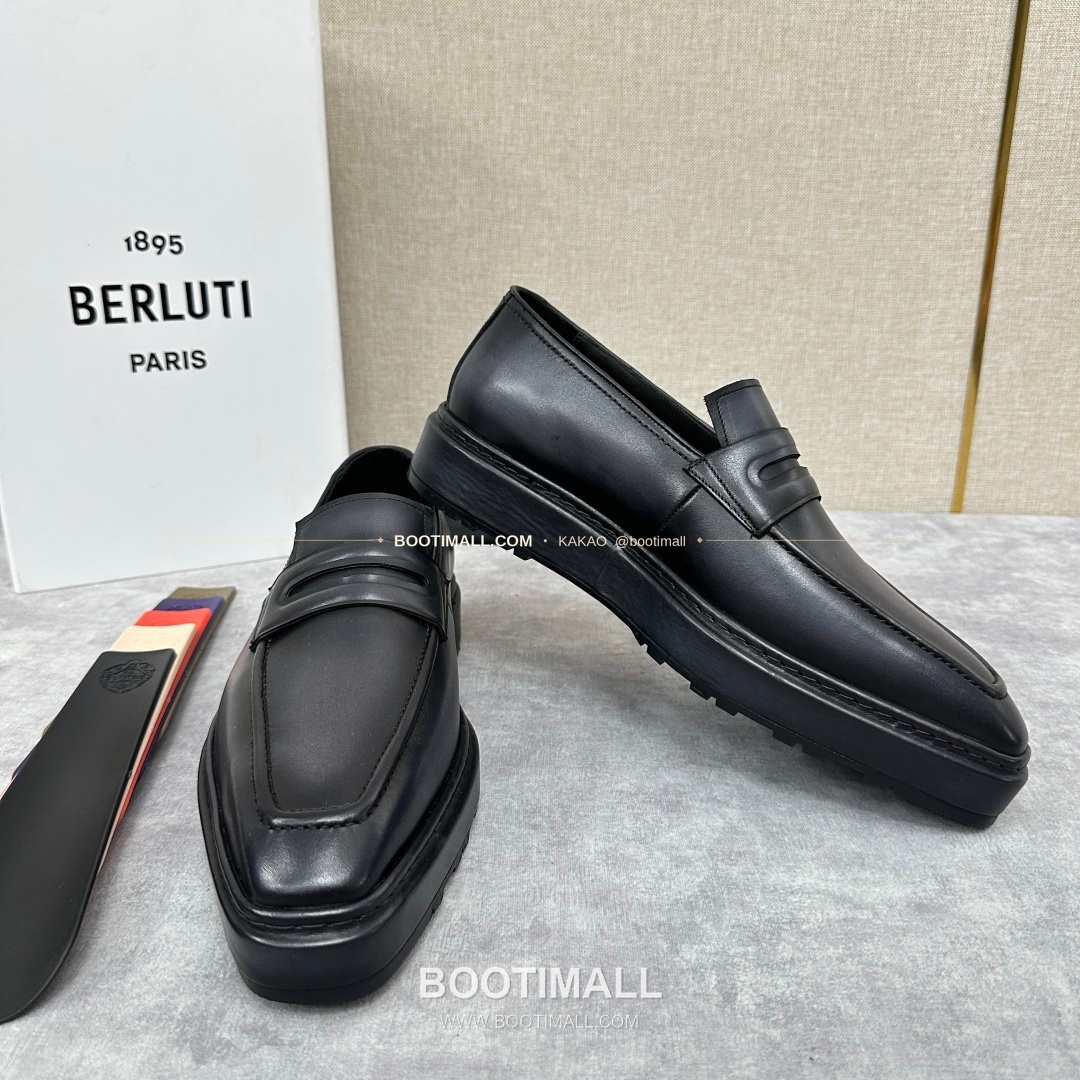 벨루티 베네치아가죽 수공염색 알토 슬립온 옥스퍼드 슈즈 Berluti Venezia Leather Hand Patina Alto Slip-On Oxford Shoes 7