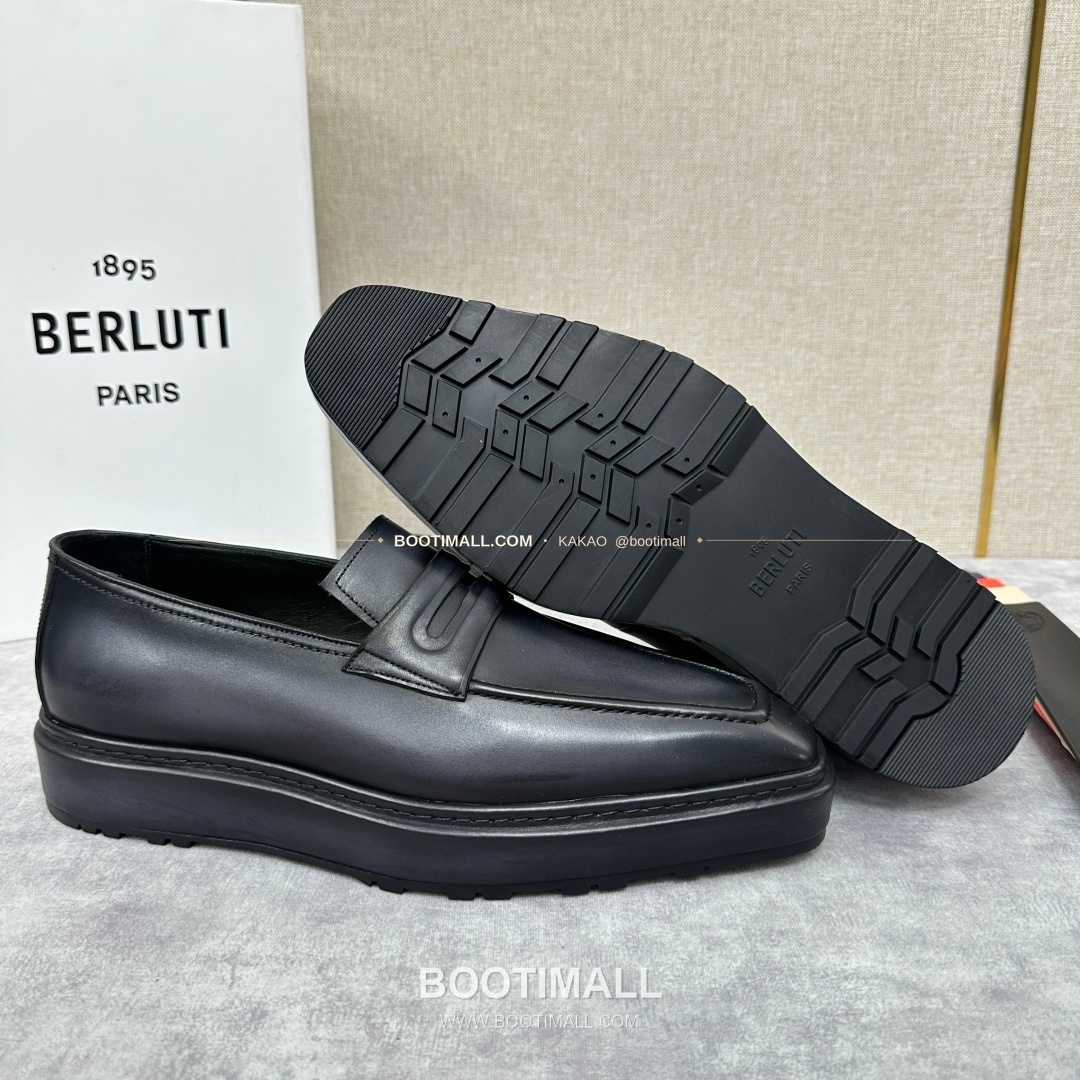 벨루티 베네치아가죽 수공염색 알토 슬립온 옥스퍼드 슈즈 Berluti Venezia Leather Hand Patina Alto Slip-On Oxford Shoes 8