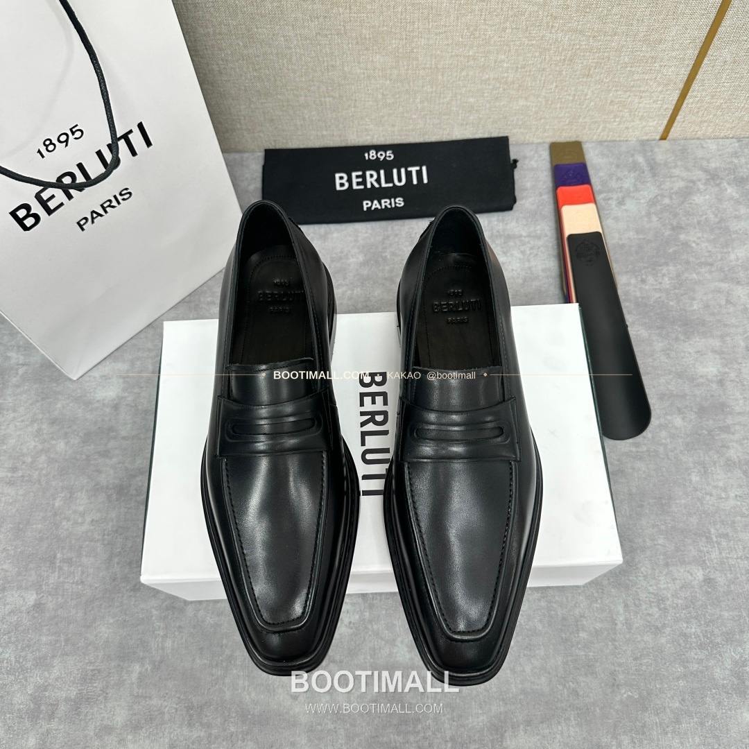 벨루티 베네치아가죽 수공염색 알토 슬립온 옥스퍼드 슈즈 Berluti Venezia Leather Hand Patina Alto Slip-On Oxford Shoes 1