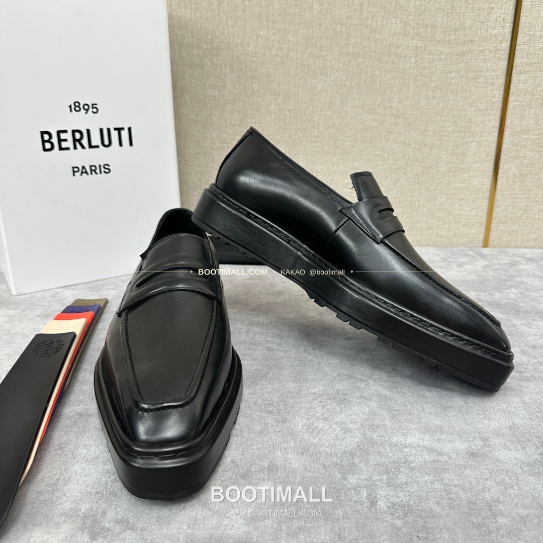 벨루티 베네치아가죽 수공염색 알토 슬립온 옥스퍼드 슈즈 Berluti Venezia Leather Hand Patina Alto Slip-On Oxford Shoes 7