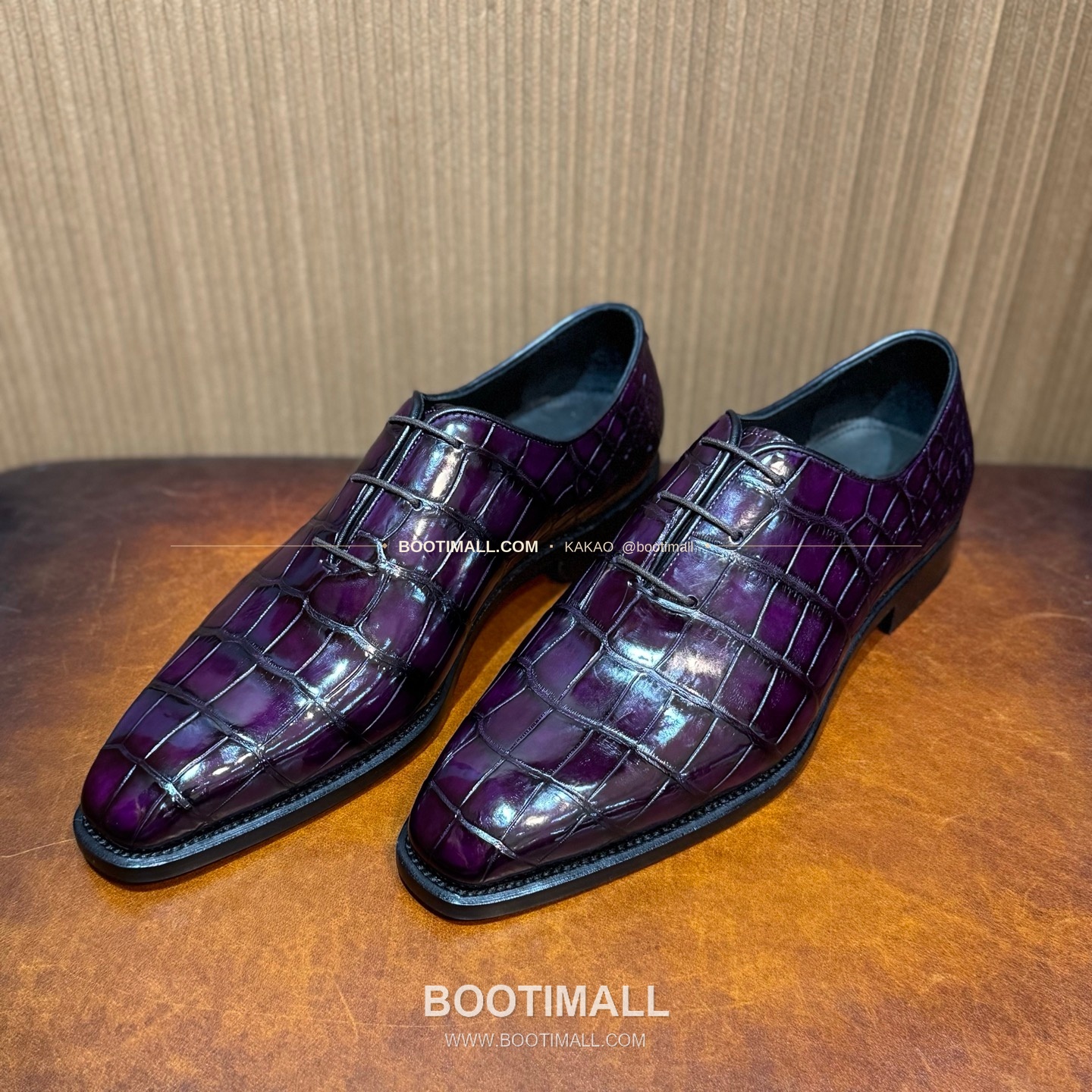 프라다 나일악어가죽 블랙 수제 로퍼 Prada Nile Crocodile Leather Black Loafers 1