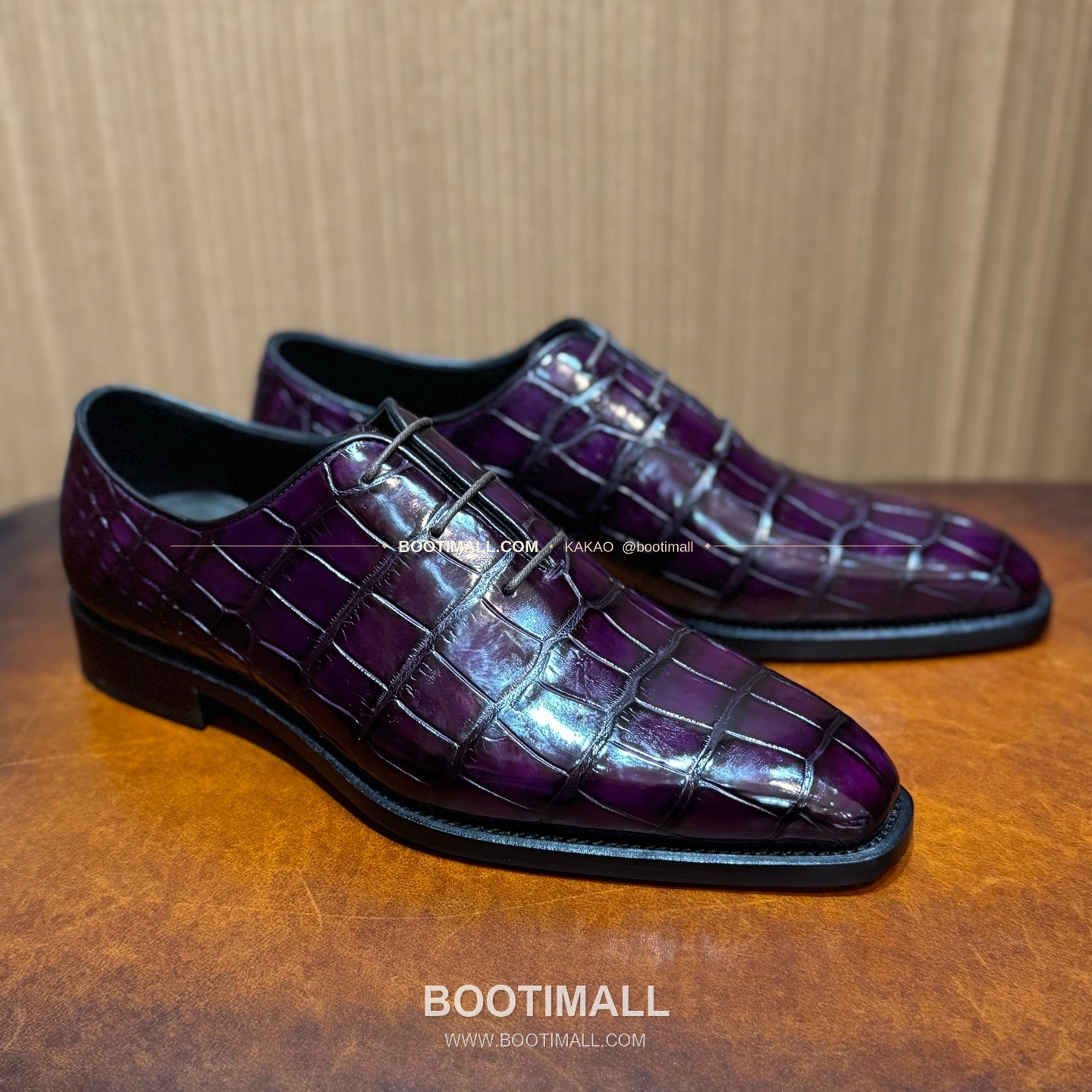 프라다 나일악어가죽 블랙 수제 로퍼 Prada Nile Crocodile Leather Black Loafers 6