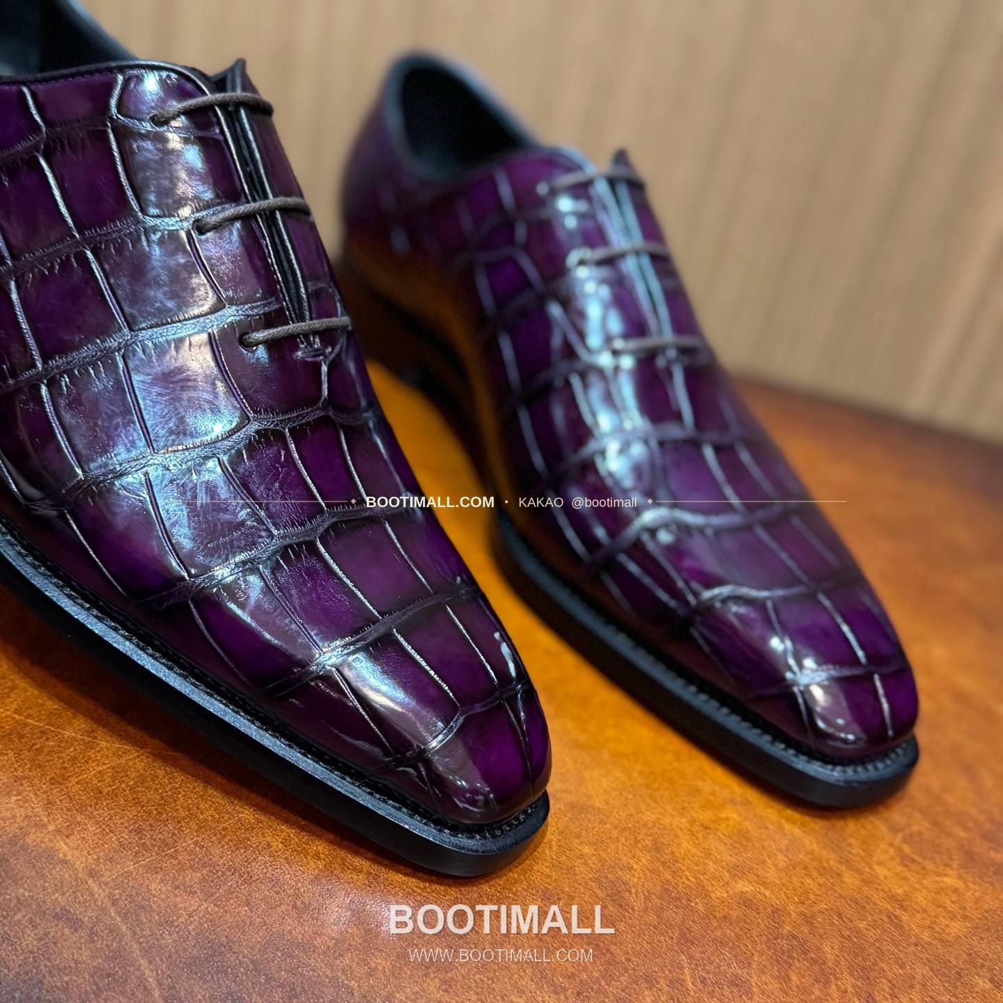 프라다 나일악어가죽 블랙 수제 로퍼 Prada Nile Crocodile Leather Black Loafers 9