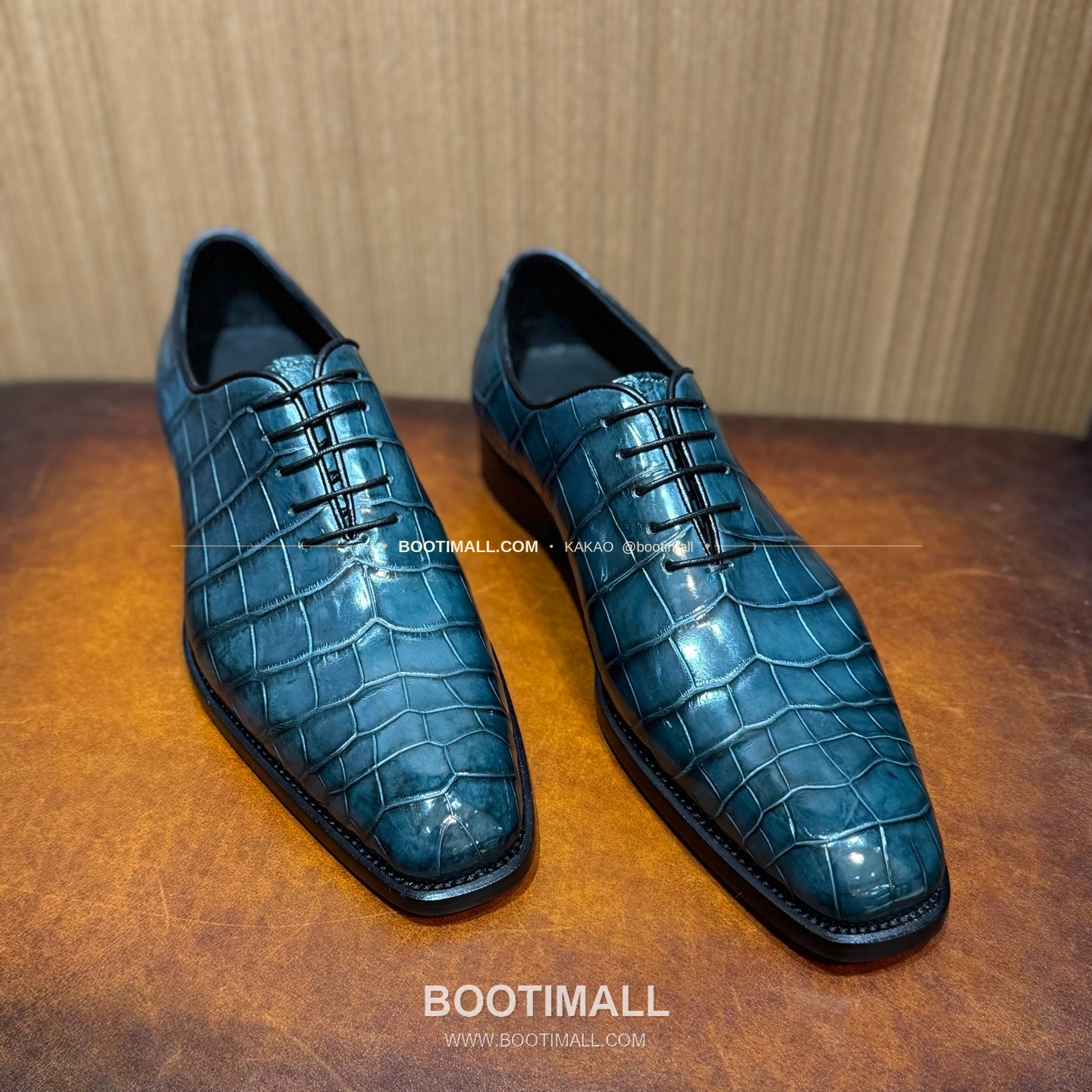 프라다 나일악어가죽 블랙 수제 로퍼 Prada Nile Crocodile Leather Black Loafers 1