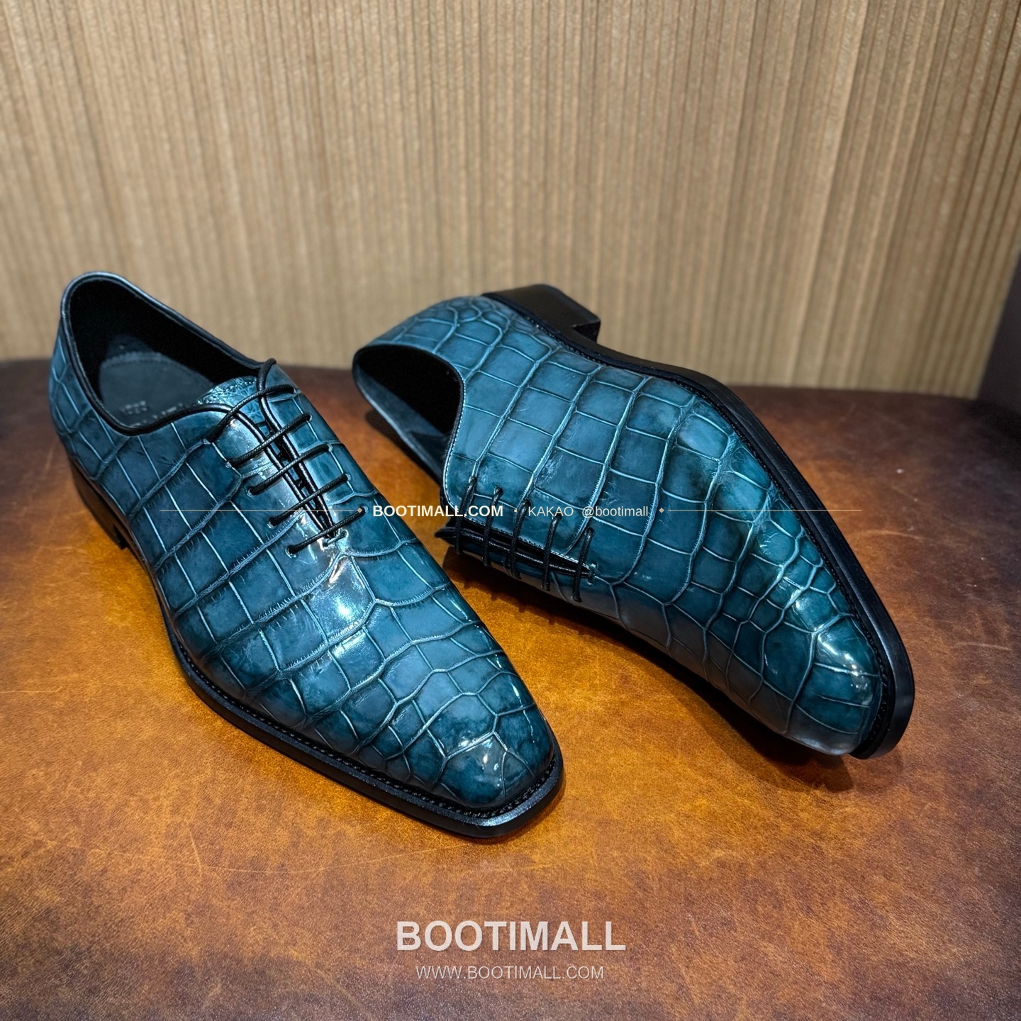 프라다 나일악어가죽 블랙 수제 로퍼 Prada Nile Crocodile Leather Black Loafers 4