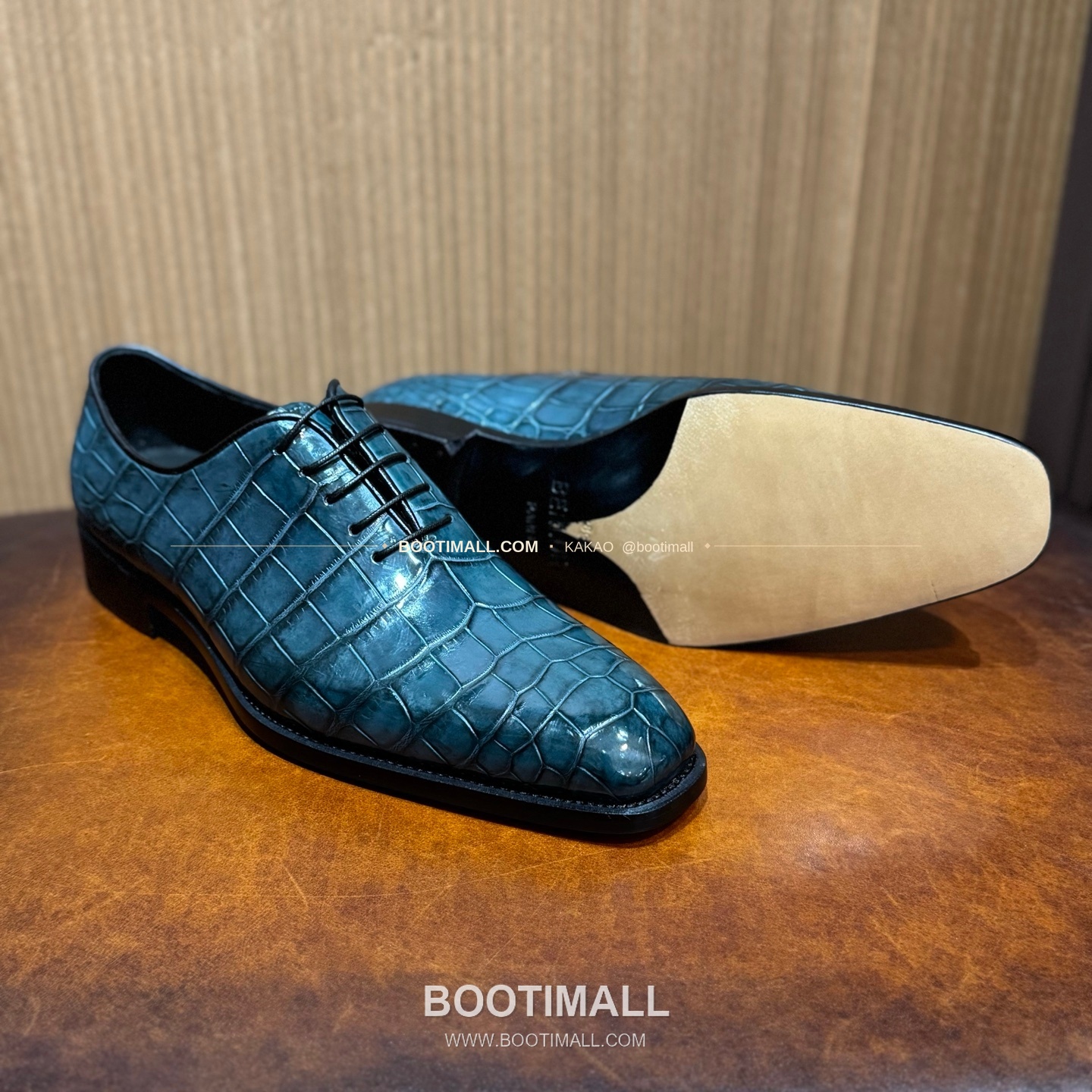 프라다 나일악어가죽 블랙 수제 로퍼 Prada Nile Crocodile Leather Black Loafers 5