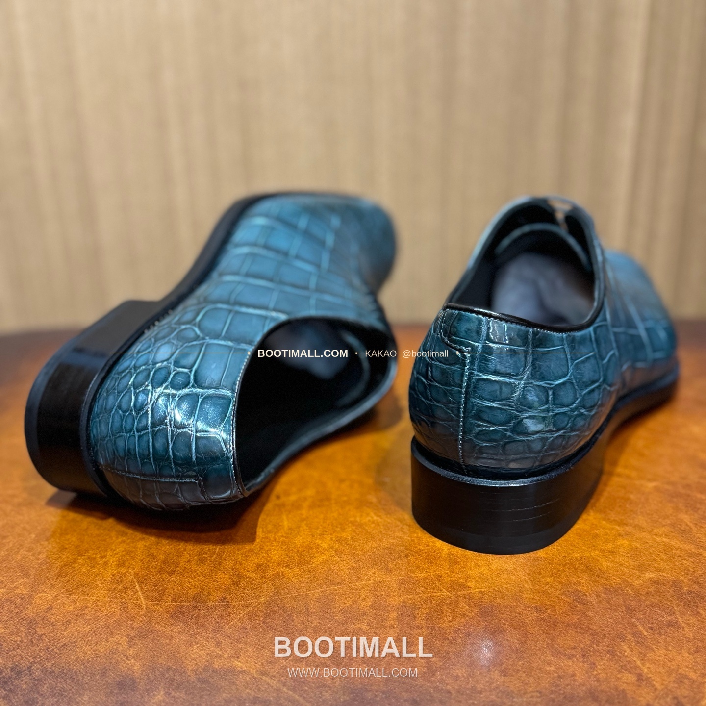 프라다 나일악어가죽 블랙 수제 로퍼 Prada Nile Crocodile Leather Black Loafers 9