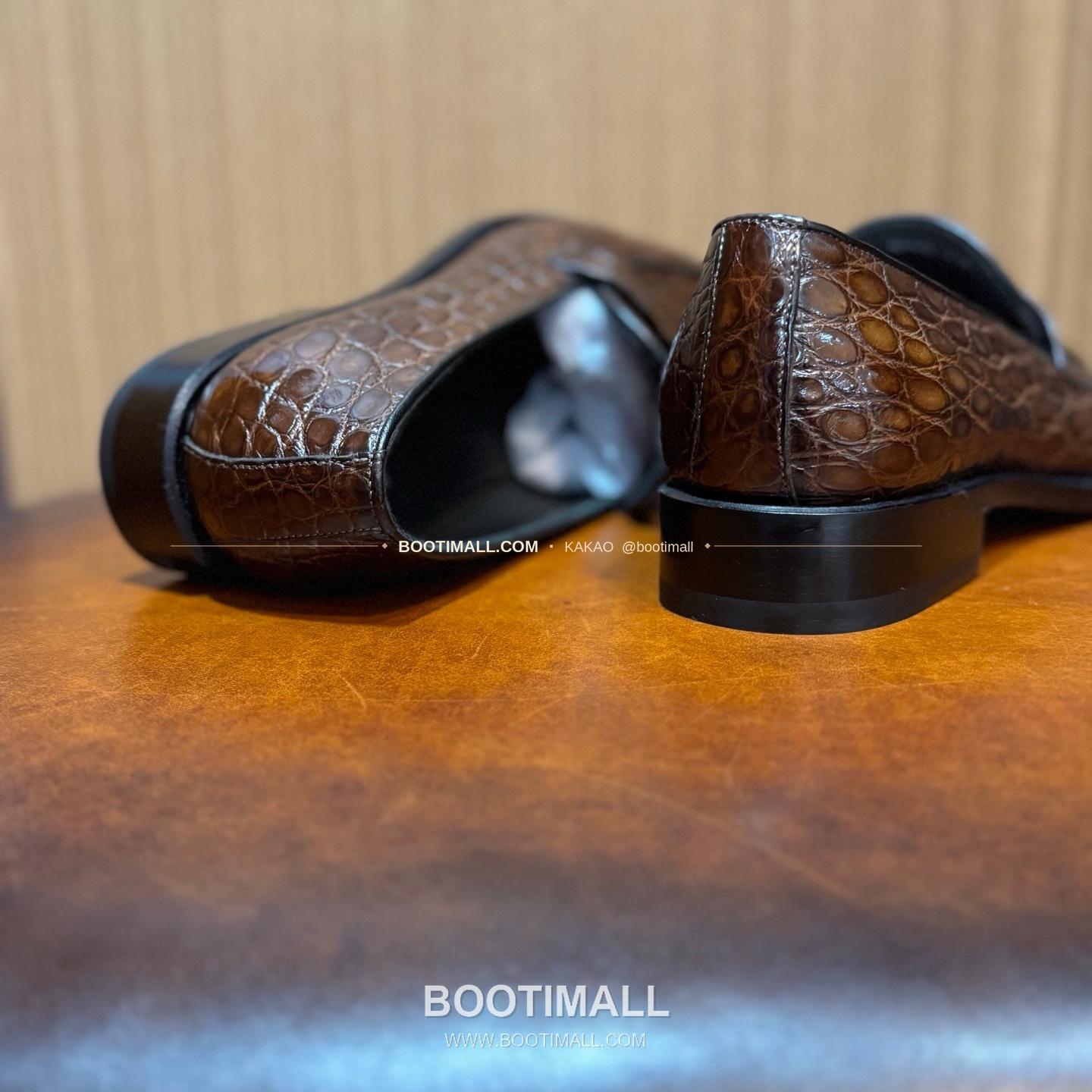 프라다 나일악어가죽 블랙 굿이어 로퍼 Prada Nile Crocodile Leather Black Goodyear Loafers 10