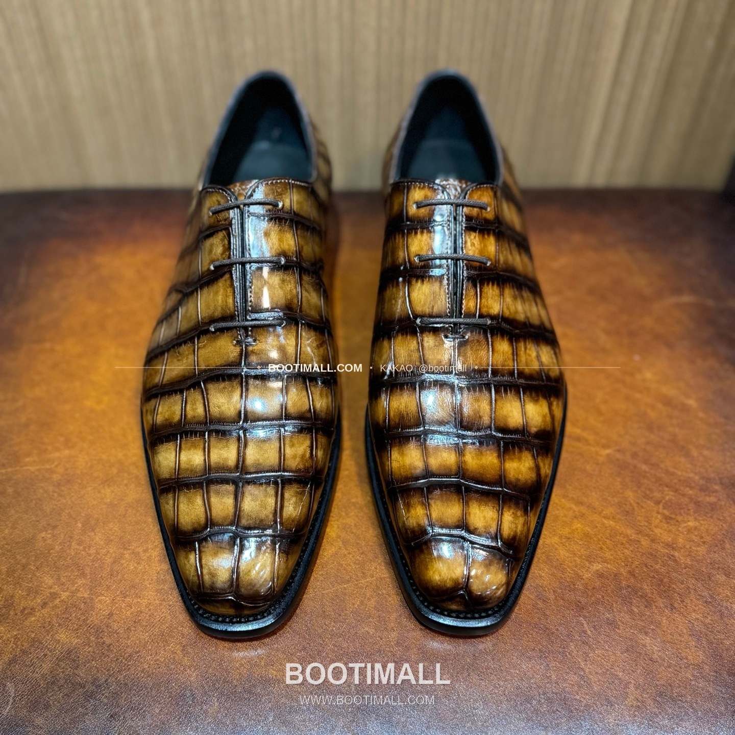 프라다 나일악어가죽 블랙 수제 정장 로퍼 Prada Nile Crocodile Leather Black Dress Loafers 2