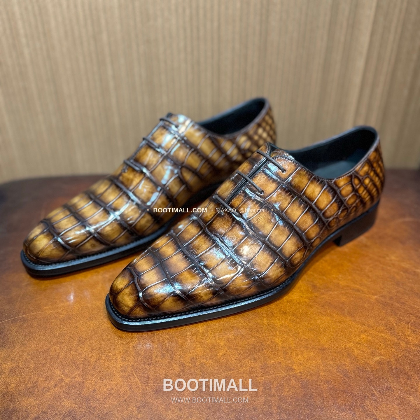 프라다 나일악어가죽 블랙 수제 정장 로퍼 Prada Nile Crocodile Leather Black Dress Loafers 3