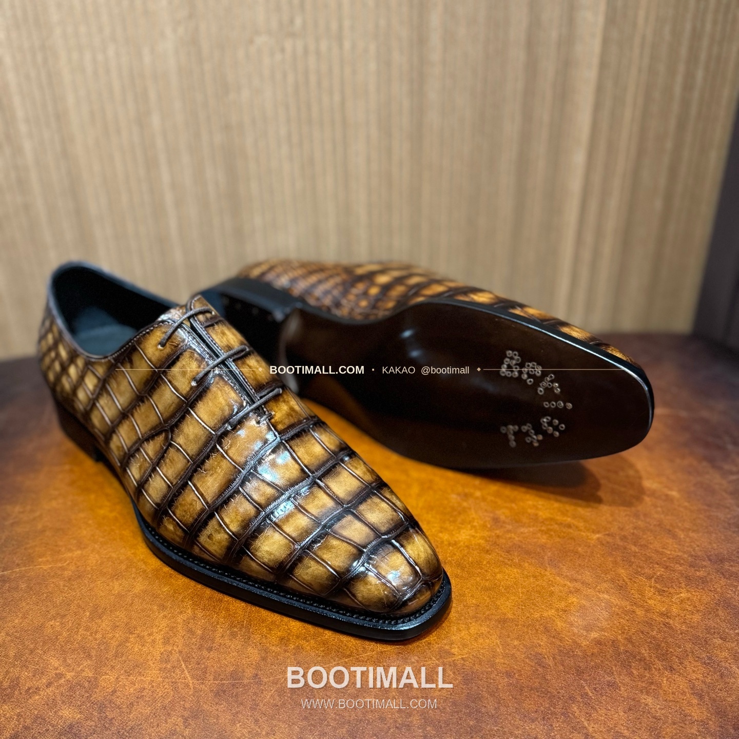 프라다 나일악어가죽 블랙 수제 정장 로퍼 Prada Nile Crocodile Leather Black Dress Loafers 5
