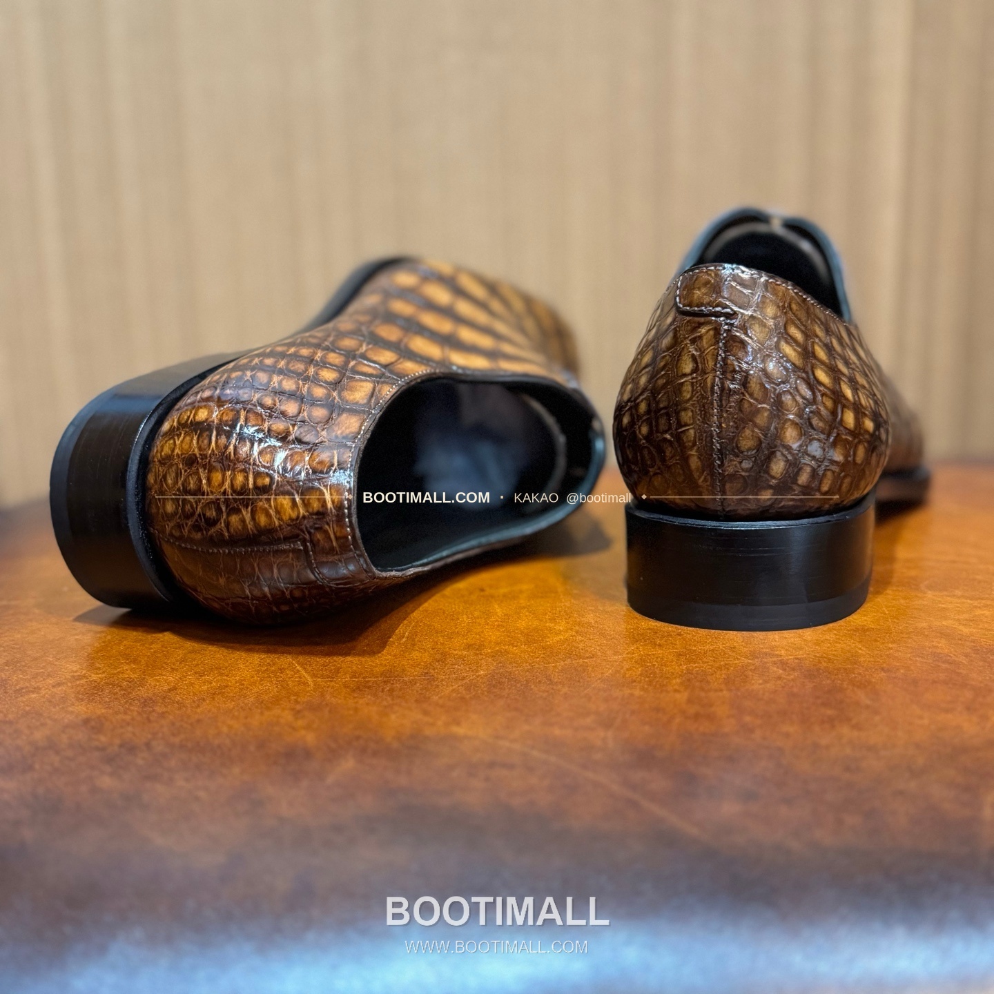 프라다 나일악어가죽 블랙 수제 정장 로퍼 Prada Nile Crocodile Leather Black Dress Loafers 8