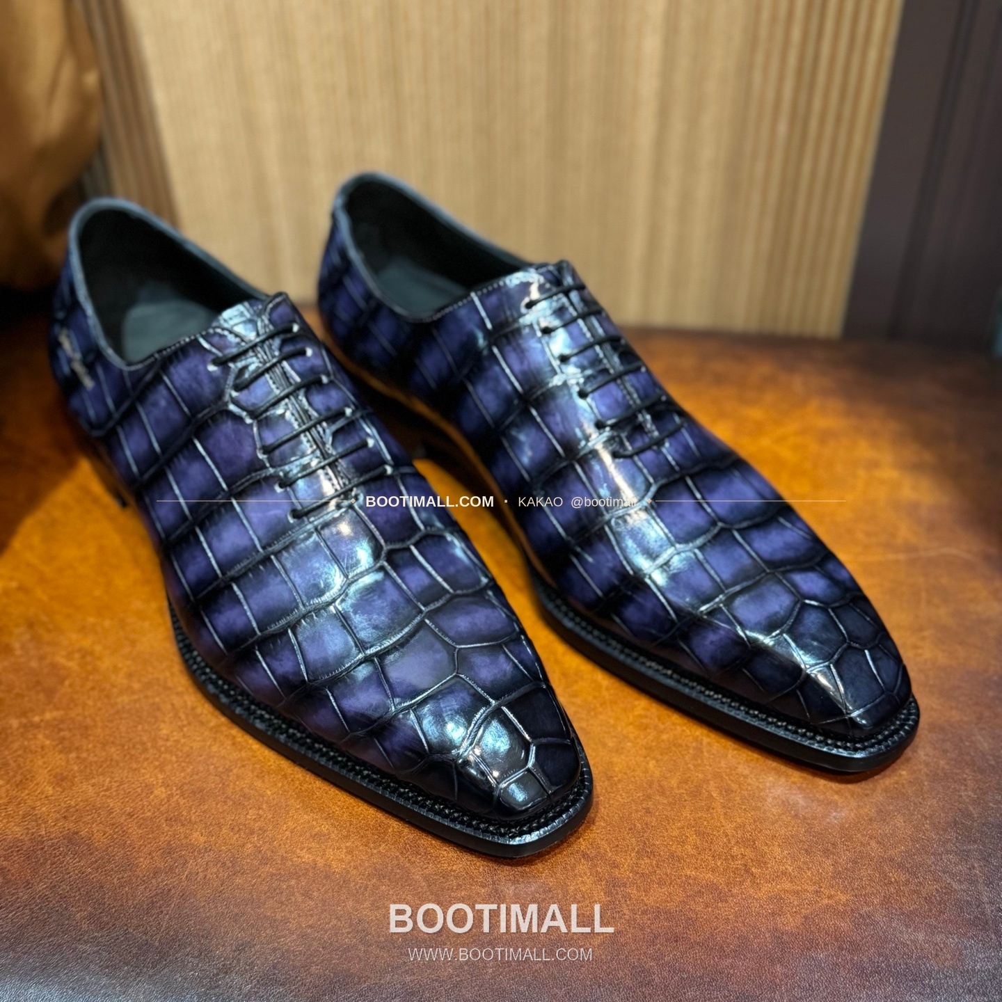 프라다 나일악어가죽 블랙 수제 정장 로퍼 Prada Nile Crocodile Leather Black Dress Loafers 1