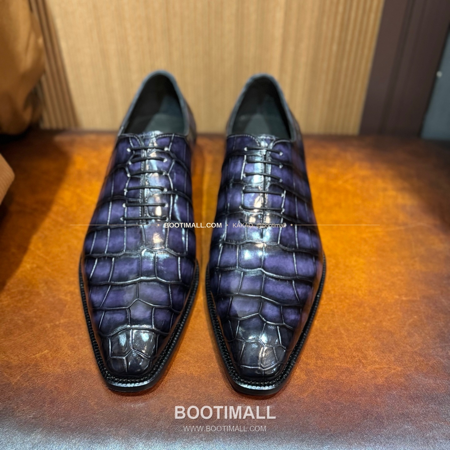 프라다 나일악어가죽 블랙 수제 정장 로퍼 Prada Nile Crocodile Leather Black Dress Loafers 2
