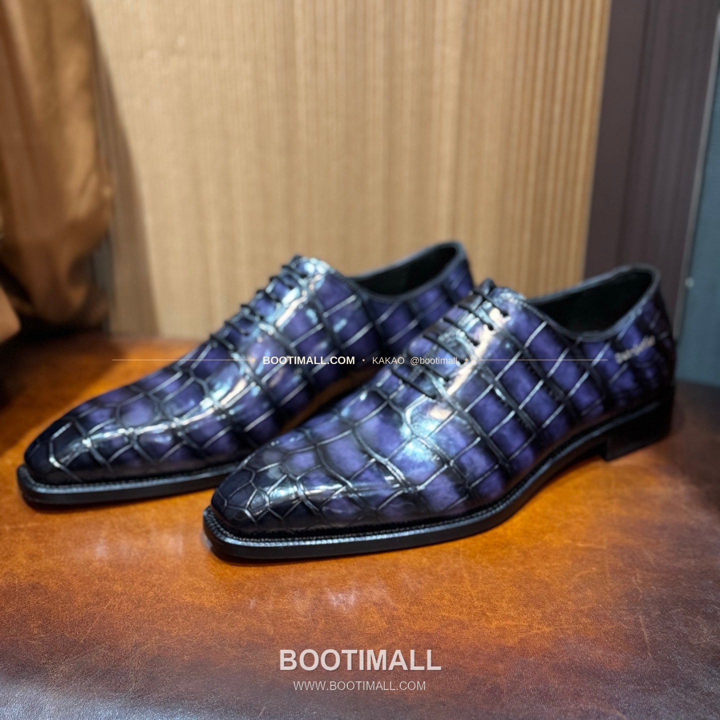 프라다 나일악어가죽 블랙 수제 정장 로퍼 Prada Nile Crocodile Leather Black Dress Loafers 3