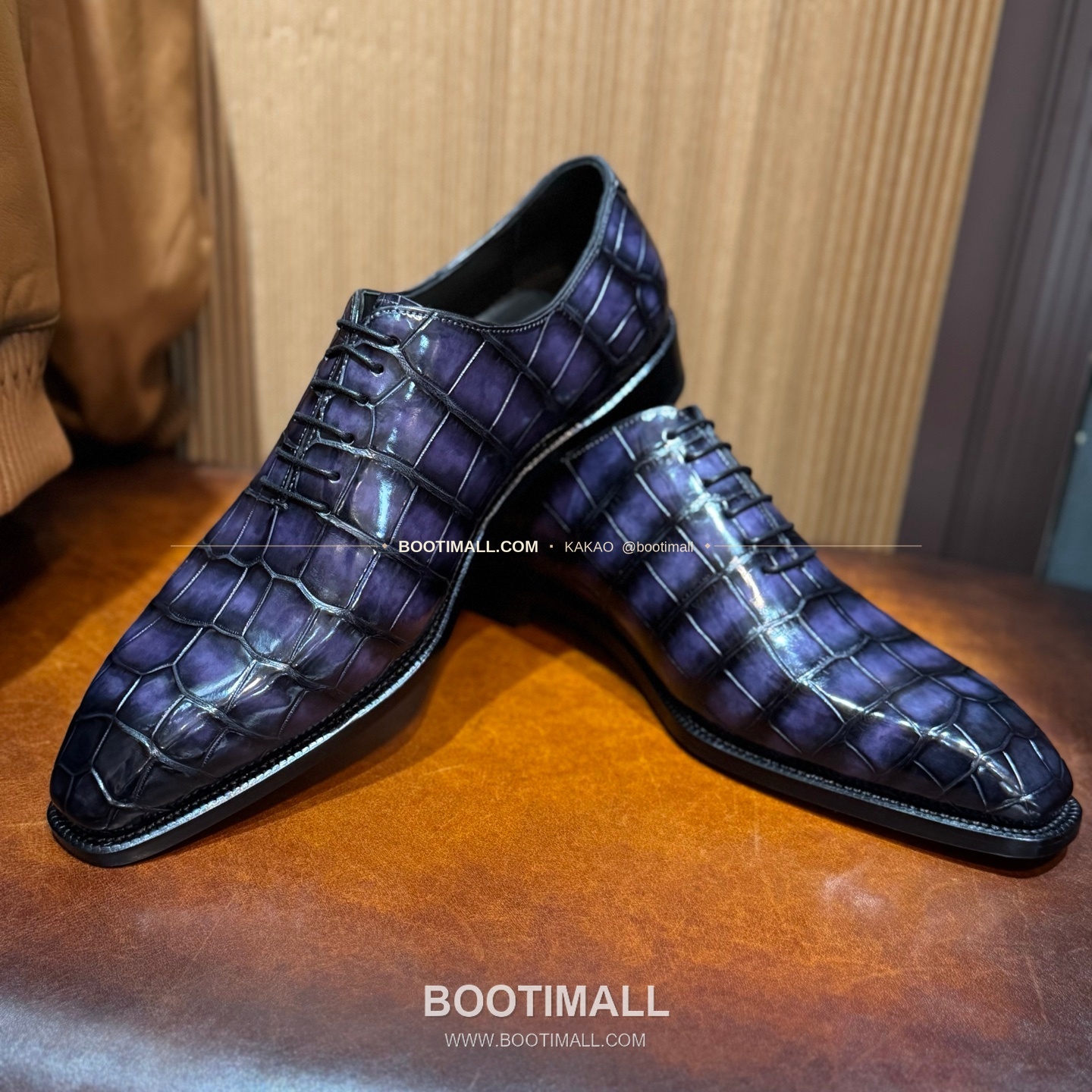 프라다 나일악어가죽 블랙 수제 정장 로퍼 Prada Nile Crocodile Leather Black Dress Loafers 7