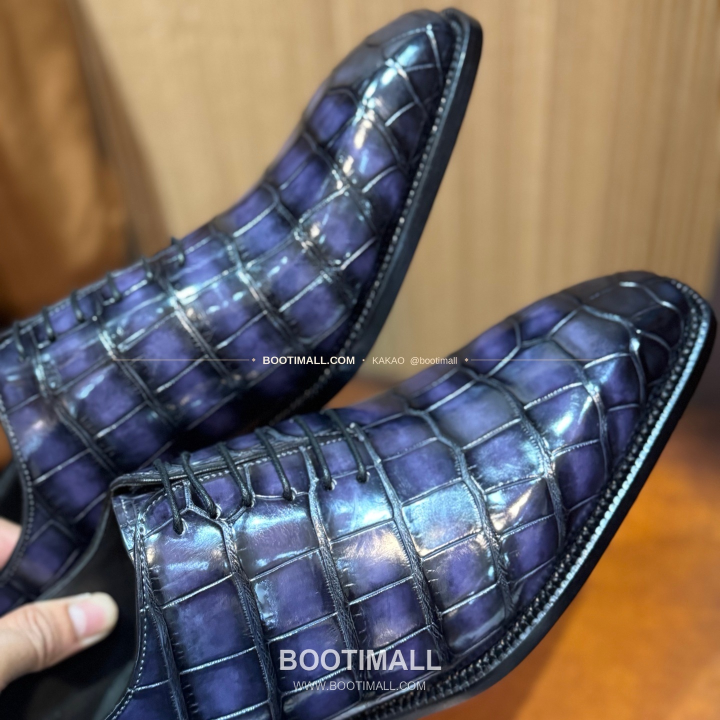 프라다 나일악어가죽 블랙 수제 정장 로퍼 Prada Nile Crocodile Leather Black Dress Loafers 9