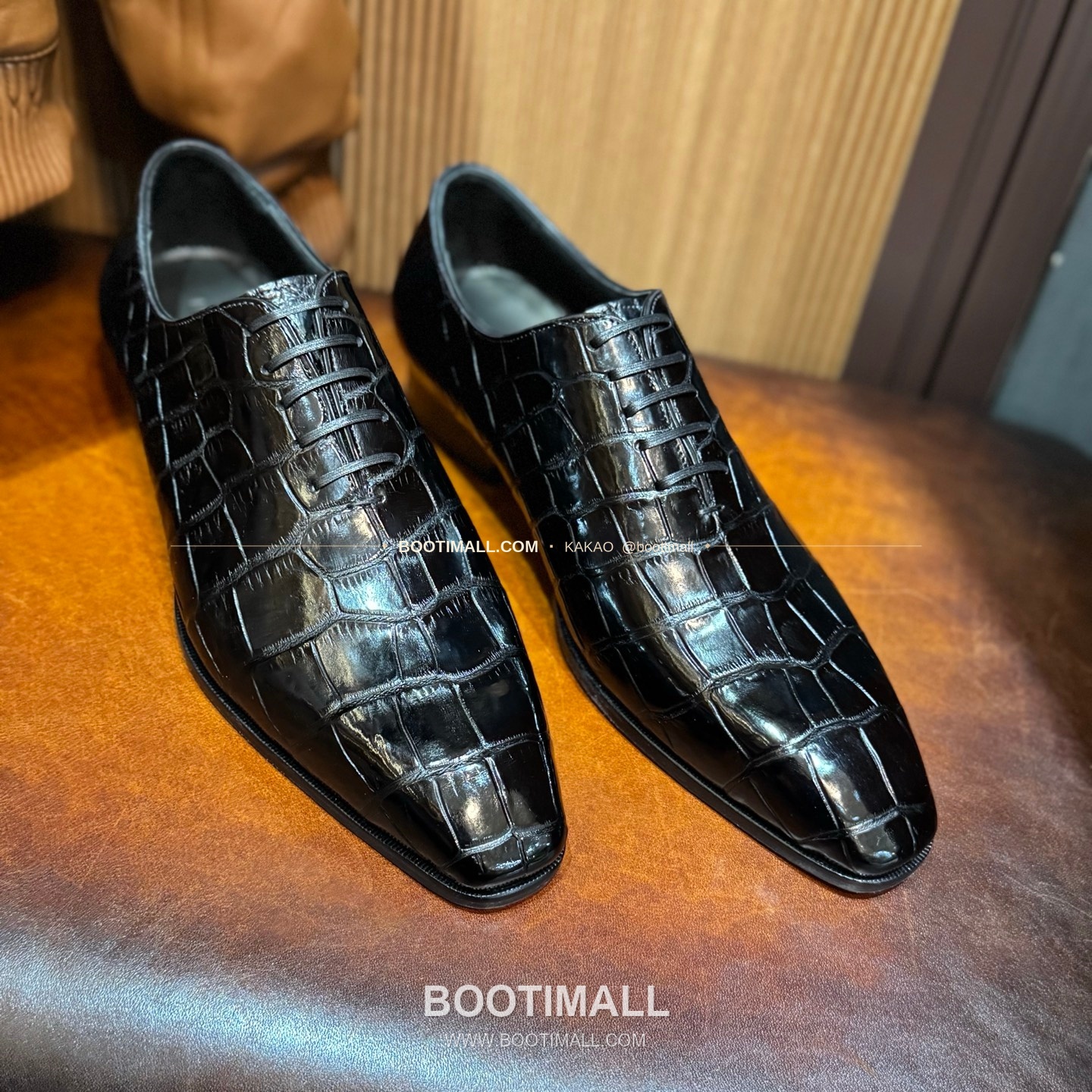 프라다 나일악어가죽 블랙 수제 굿이어 로퍼 Prada Nile Crocodile Leather Black Goodyear Loafers 1