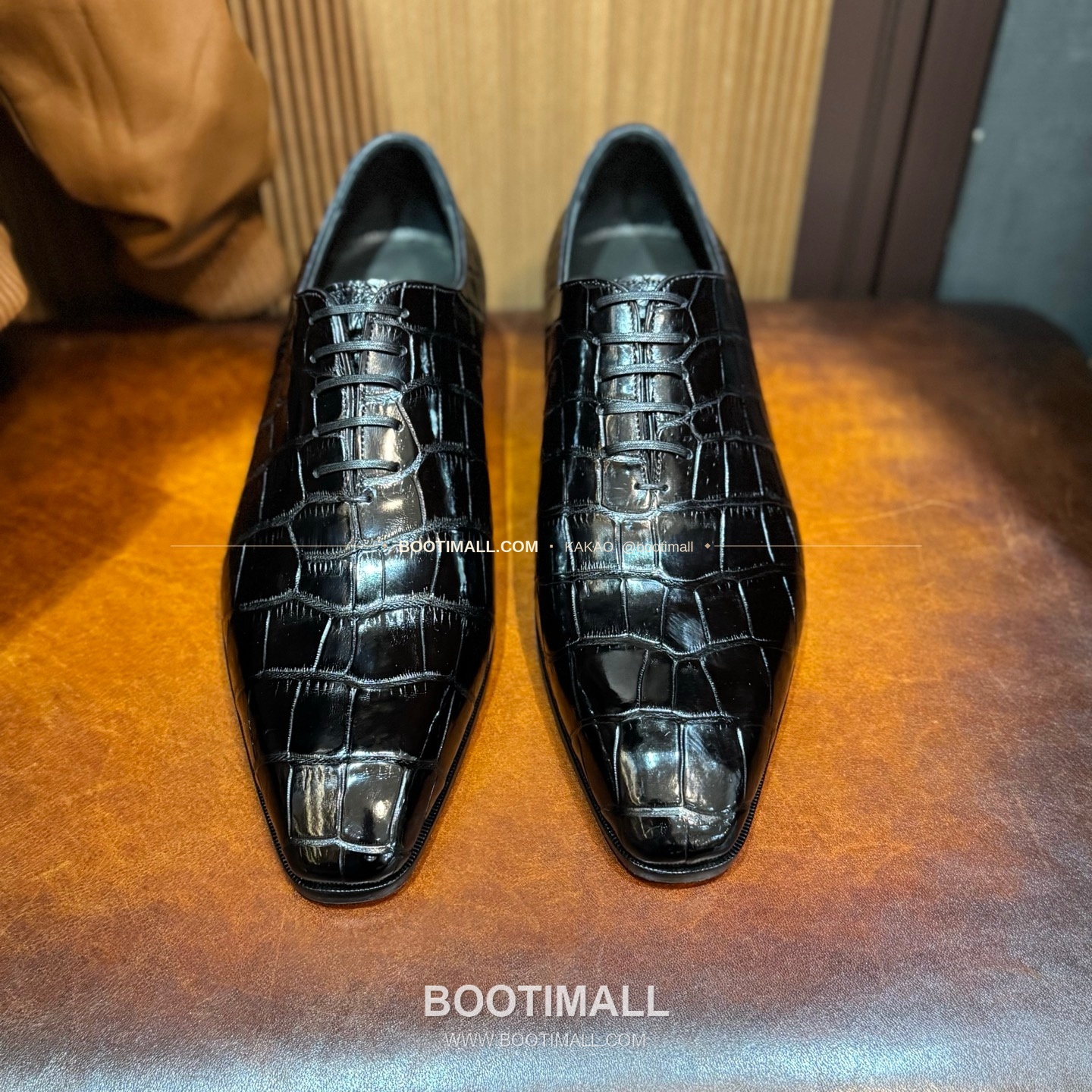 프라다 나일악어가죽 블랙 수제 굿이어 로퍼 Prada Nile Crocodile Leather Black Goodyear Loafers 2