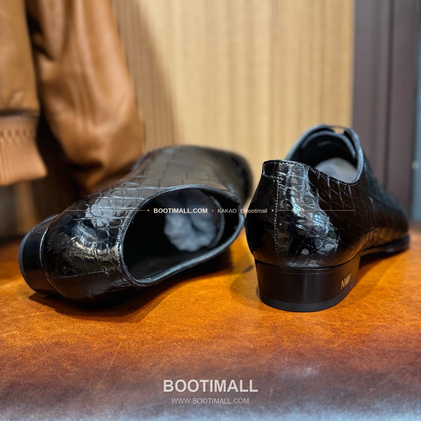 프라다 나일악어가죽 블랙 수제 굿이어 로퍼 Prada Nile Crocodile Leather Black Goodyear Loafers 8