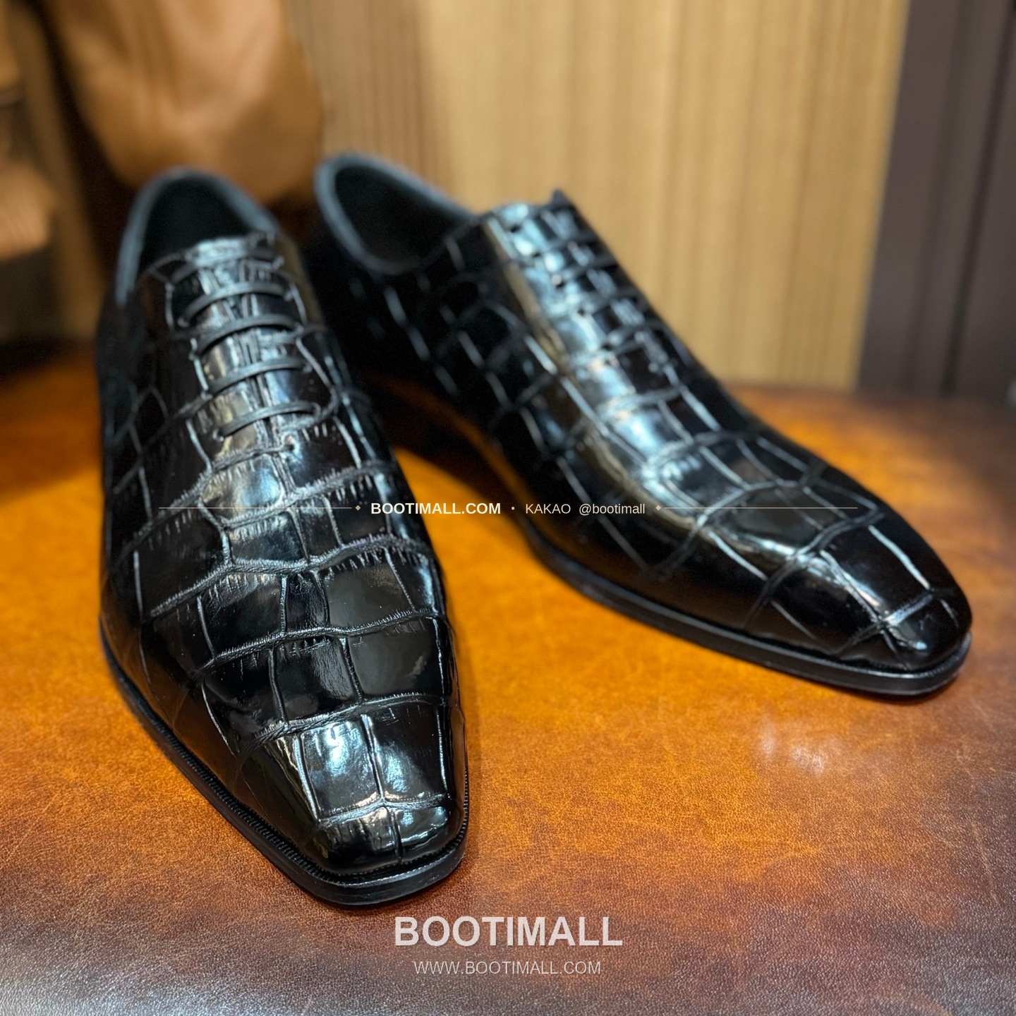 프라다 나일악어가죽 블랙 수제 굿이어 로퍼 Prada Nile Crocodile Leather Black Goodyear Loafers 9