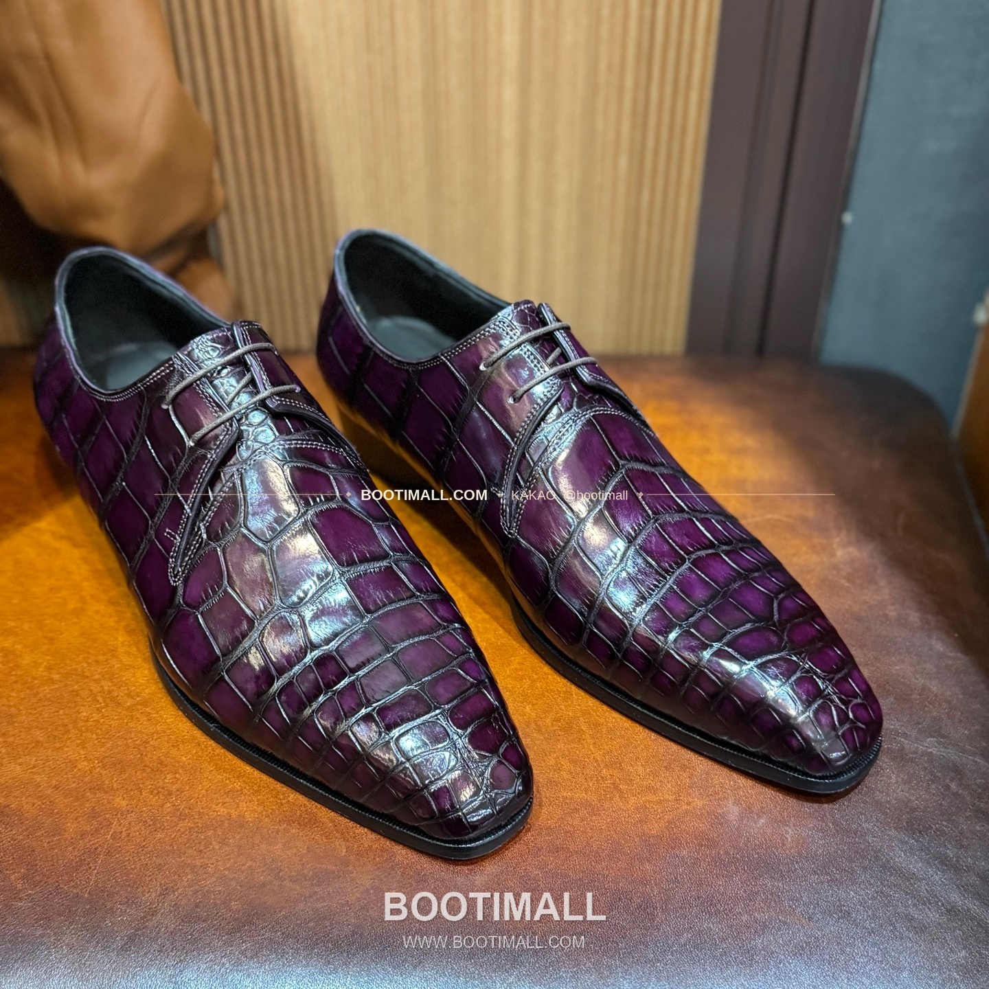 프라다 나일악어가죽 블랙 수제 굿이어 로퍼 Prada Nile Crocodile Leather Black Goodyear Loafers 1