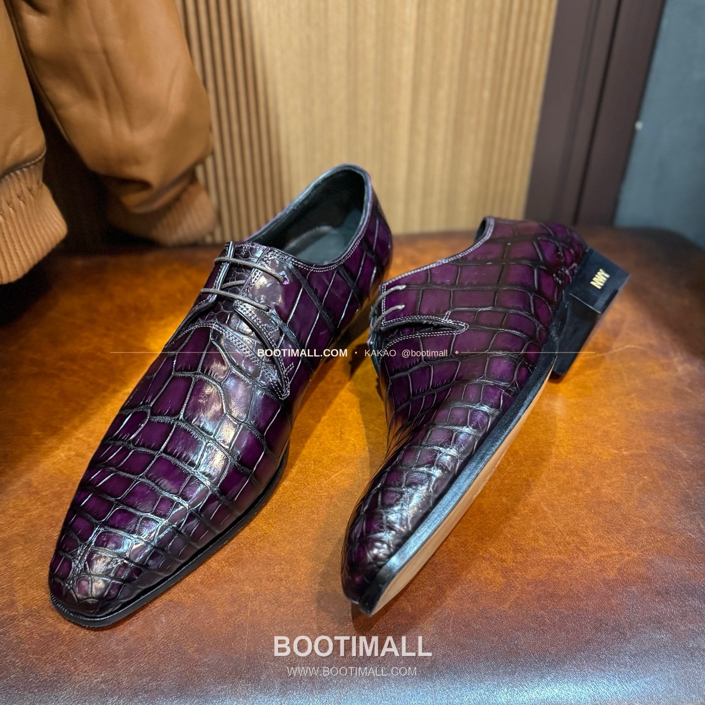 프라다 나일악어가죽 블랙 수제 굿이어 로퍼 Prada Nile Crocodile Leather Black Goodyear Loafers 7