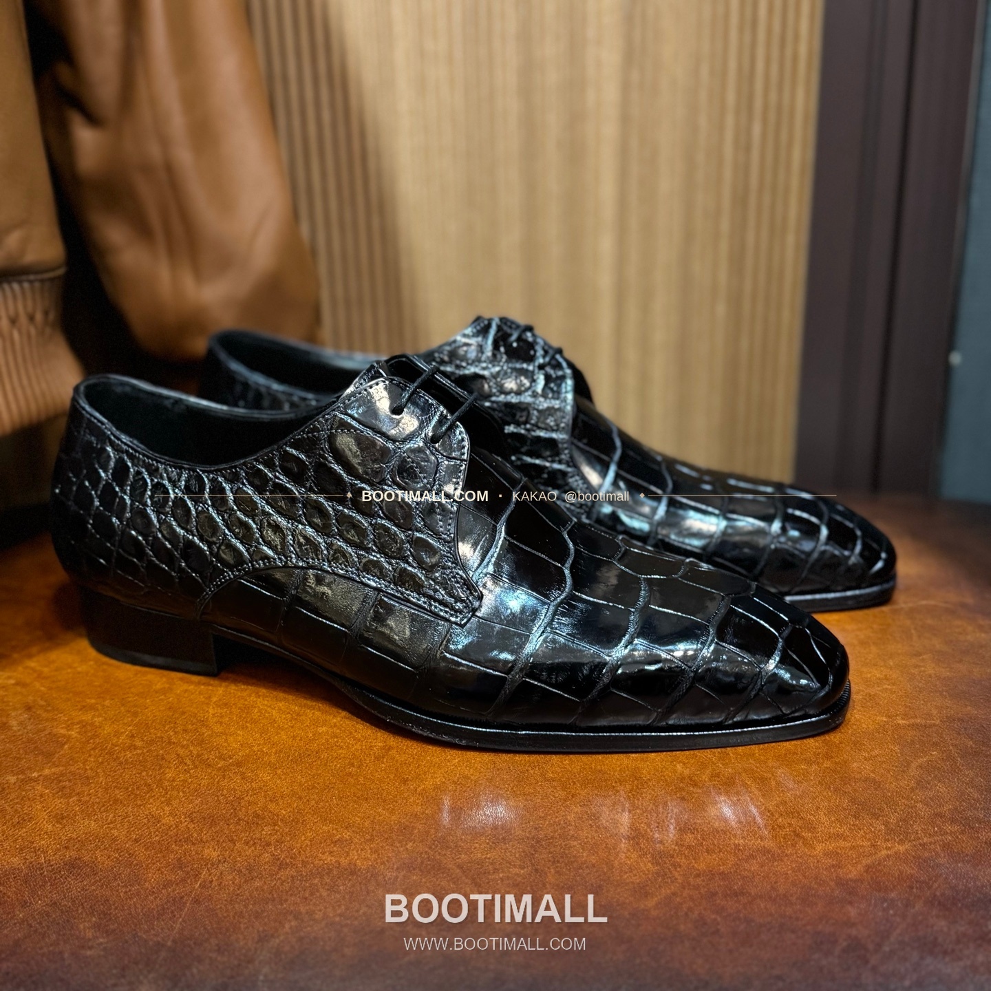 프라다 나일악어가죽 블랙 수제 굿이어 로퍼 Prada Nile Crocodile Leather Black Goodyear Loafers 3