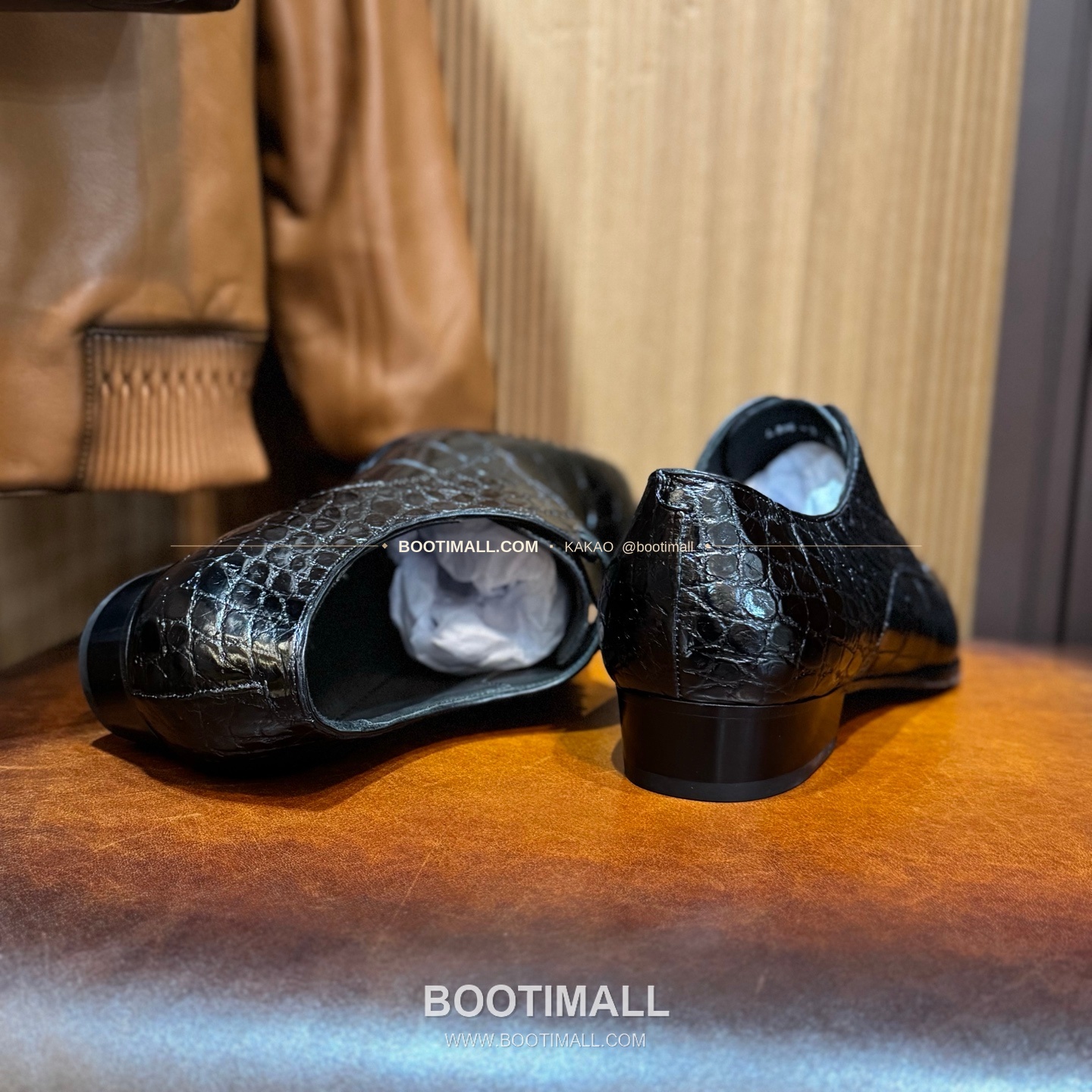 프라다 나일악어가죽 블랙 수제 굿이어 로퍼 Prada Nile Crocodile Leather Black Goodyear Loafers 7