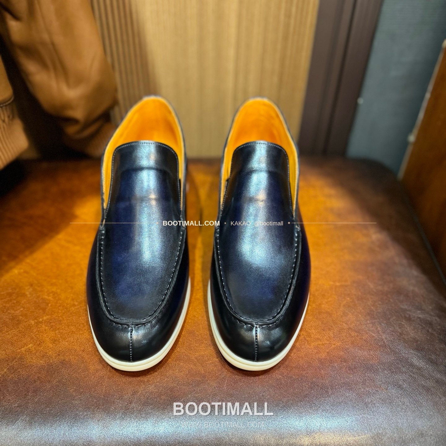 벨루티 송아지가죽 파티나 블랙 스니커즈 Berluti Calfskin Patina Black Sneakers 2