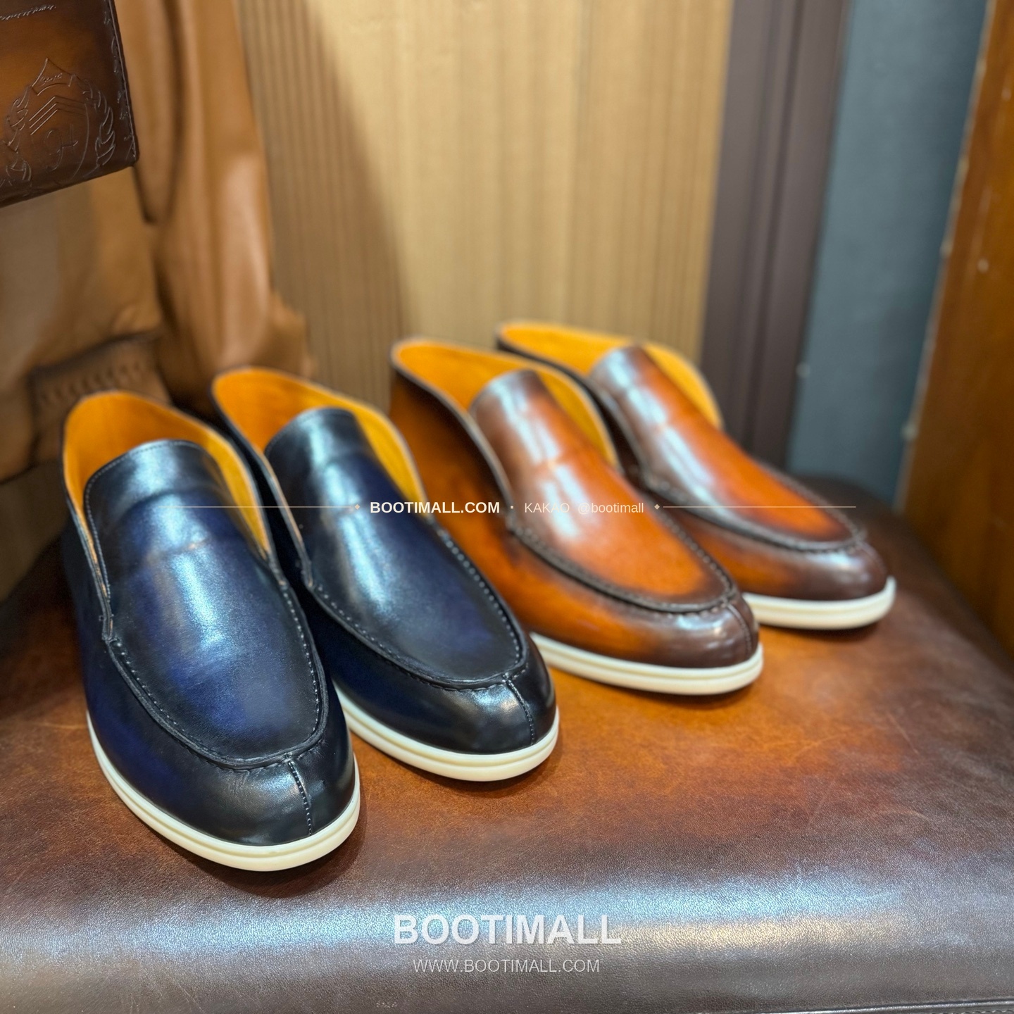 벨루티 송아지가죽 파티나 블랙 스니커즈 Berluti Calfskin Patina Black Sneakers 9