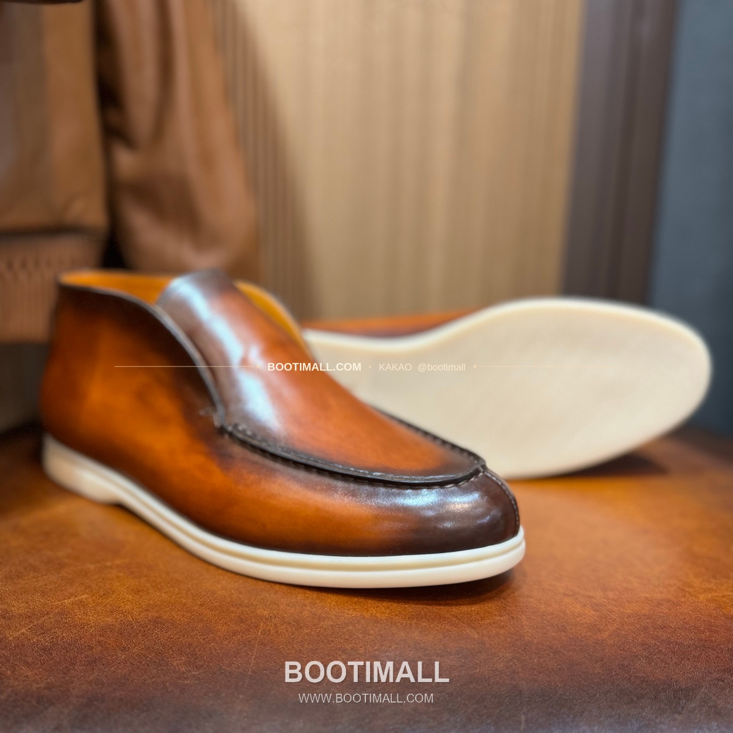 벨루티 송아지가죽 파티나 블랙 스니커즈 Berluti Calfskin Patina Black Sneakers 5