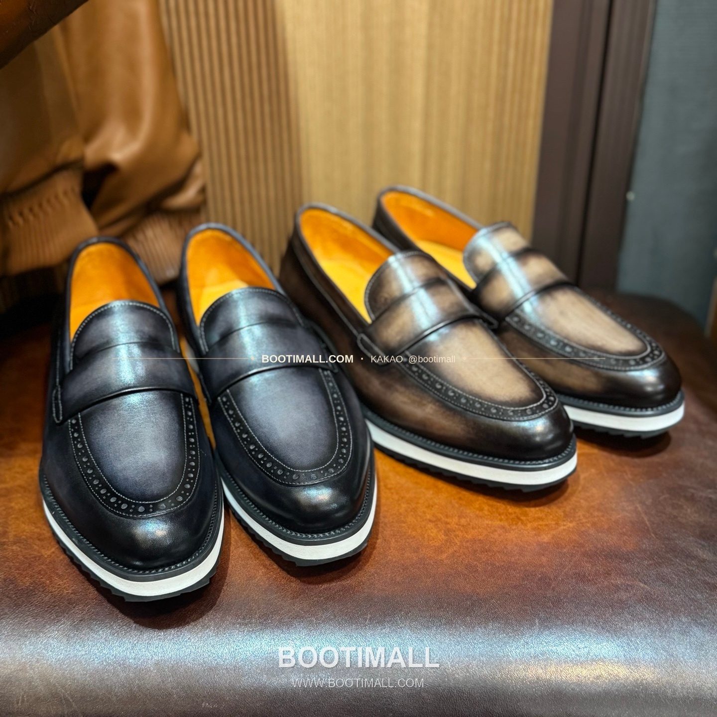 벨루티 송아지가죽 파티나 캐주얼 스니커즈 Berluti Calfskin Patina Black Casual Sneakers 10