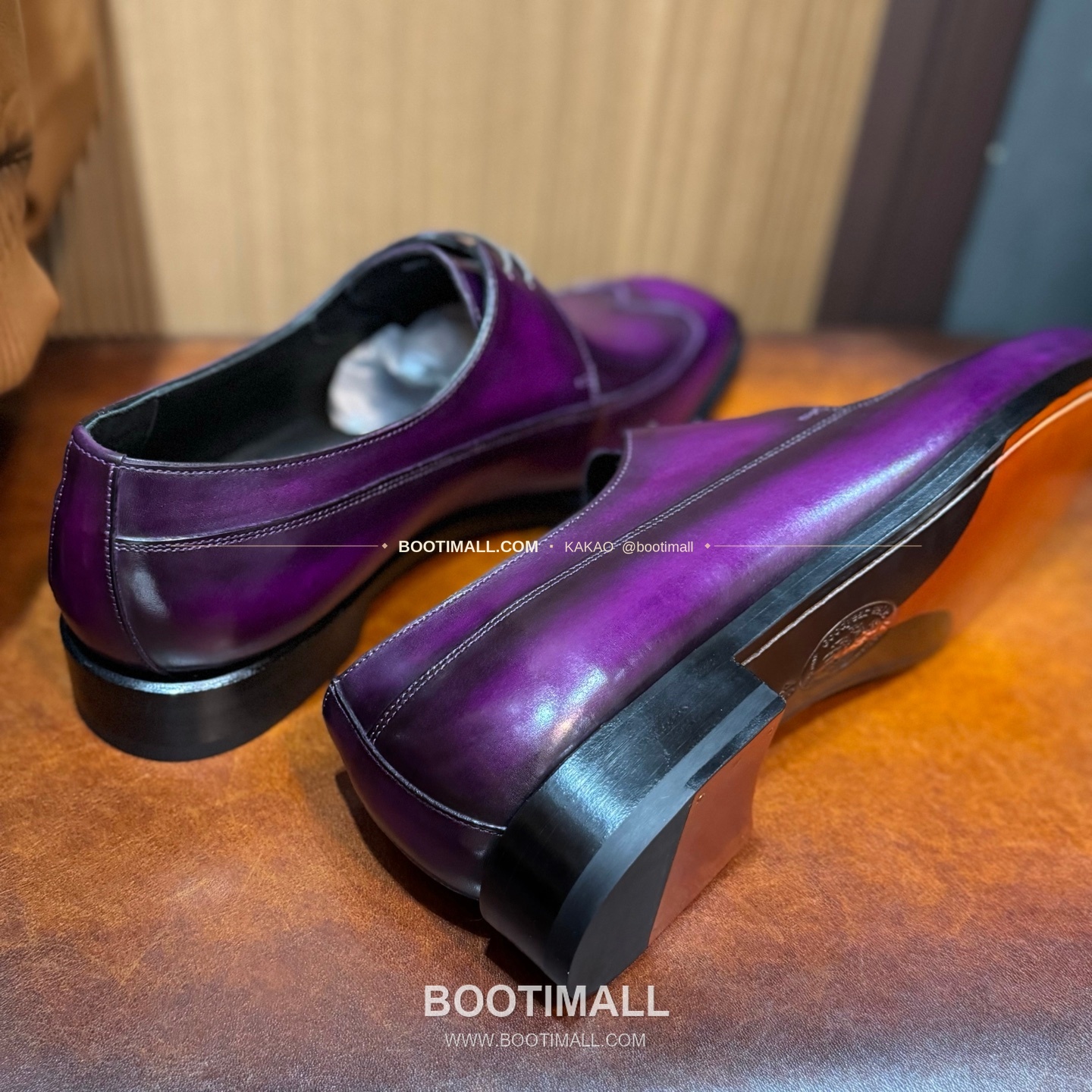 벨루티 송아지가죽 파티나 블랙 굿이어 로퍼 Berluti Calfskin Patina Black Goodyear Loafers 7