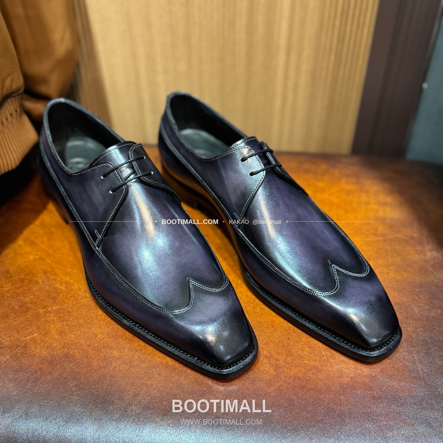 벨루티 송아지가죽 파티나 블랙 굿이어 로퍼 Berluti Calfskin Patina Black Goodyear Loafers 1