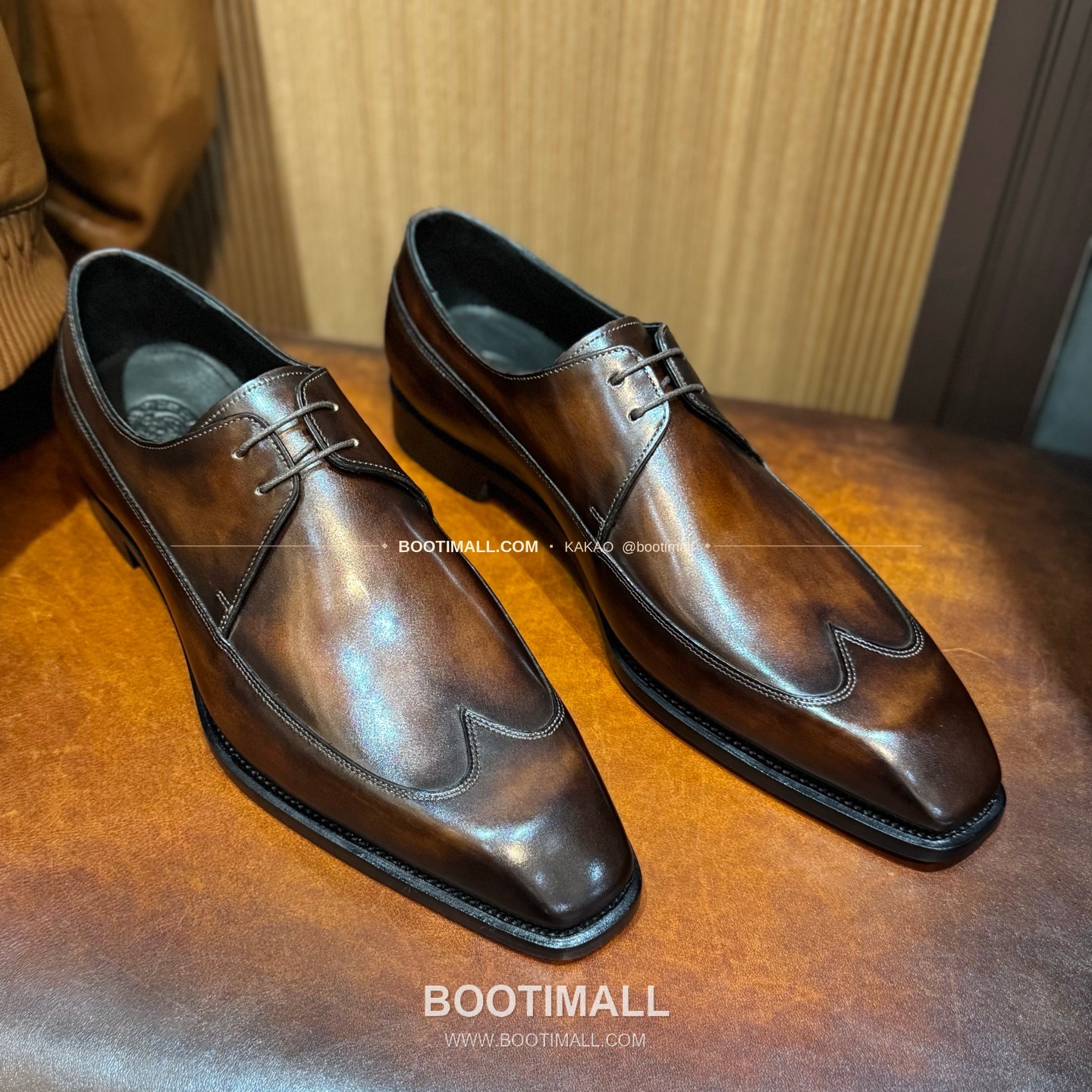 벨루티 송아지가죽 파티나 블랙 굿이어 로퍼 Berluti Calfskin Patina Black Goodyear Loafers 1