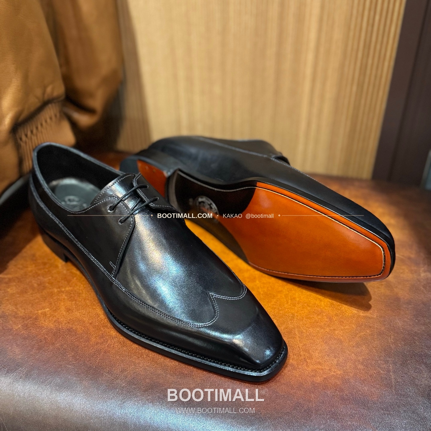 벨루티 송아지가죽 파티나 블랙 굿이어 로퍼 Berluti Calfskin Patina Black Goodyear Loafers 5