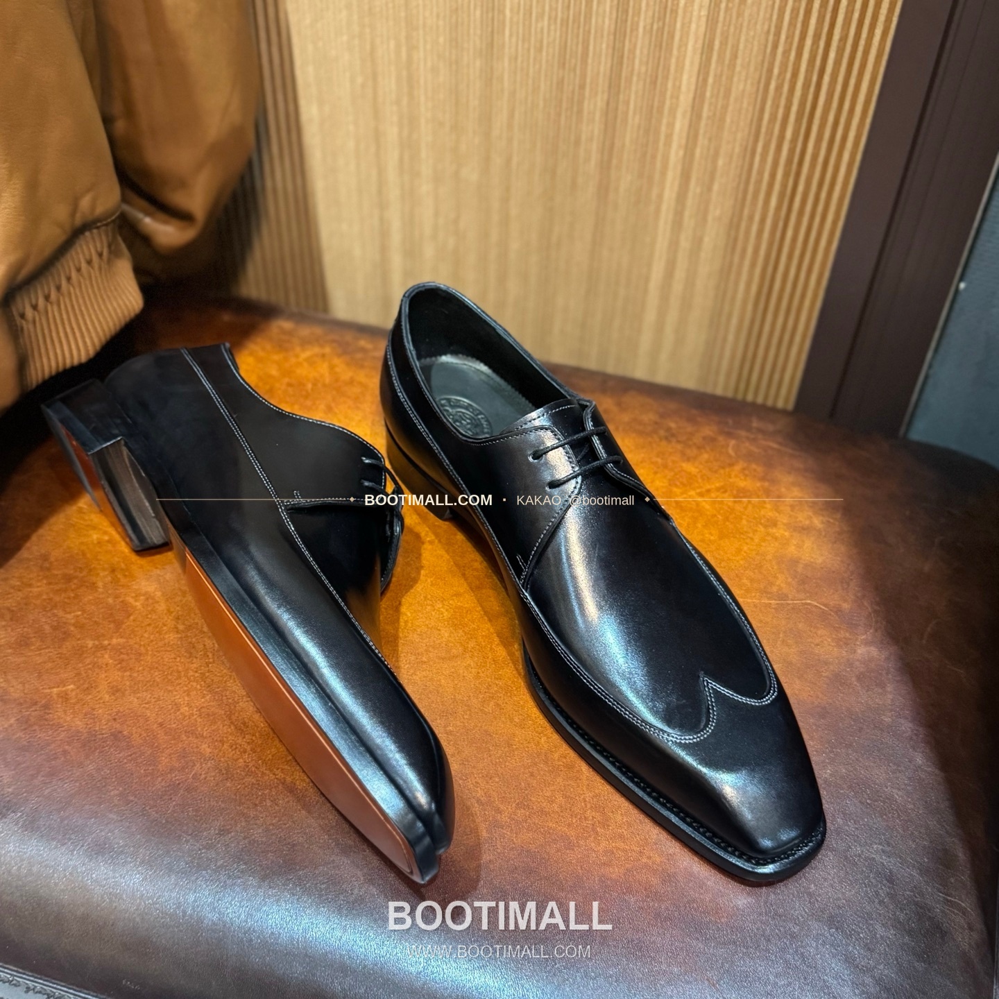 벨루티 송아지가죽 파티나 블랙 굿이어 로퍼 Berluti Calfskin Patina Black Goodyear Loafers 6