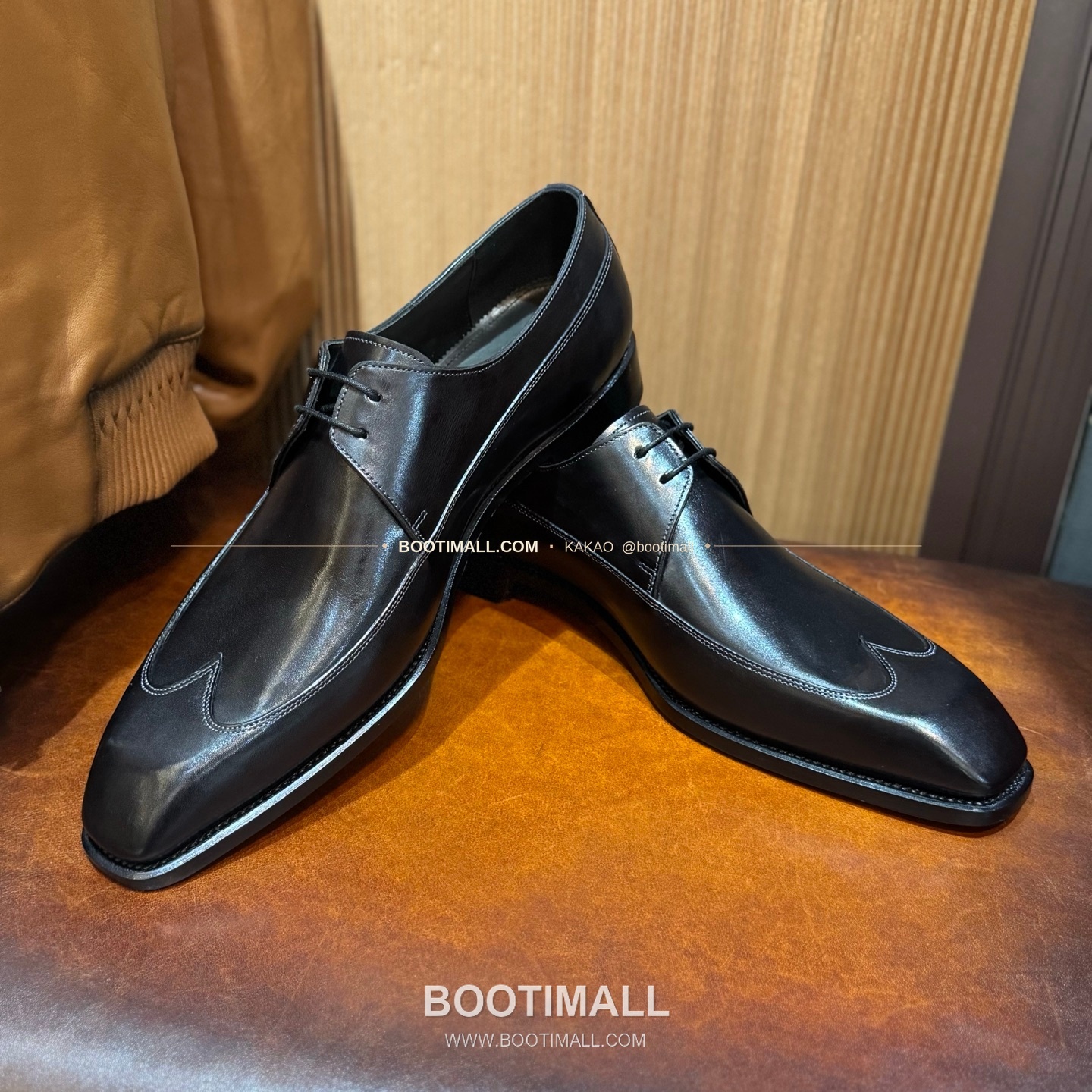 벨루티 송아지가죽 파티나 블랙 굿이어 로퍼 Berluti Calfskin Patina Black Goodyear Loafers 7