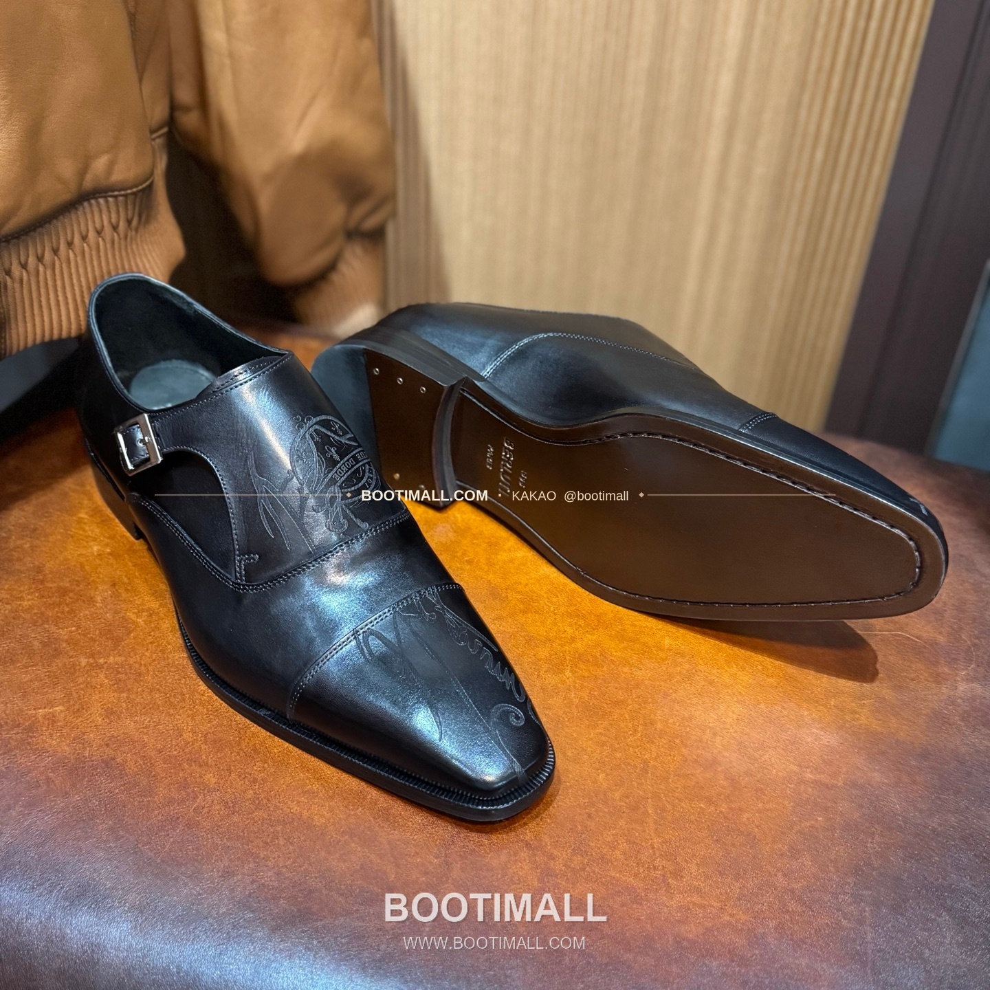 벨루티 송아지가죽 파티나 블랙 수제 정장 로퍼 Berluti Calfskin Patina Black Dress Loafers 5