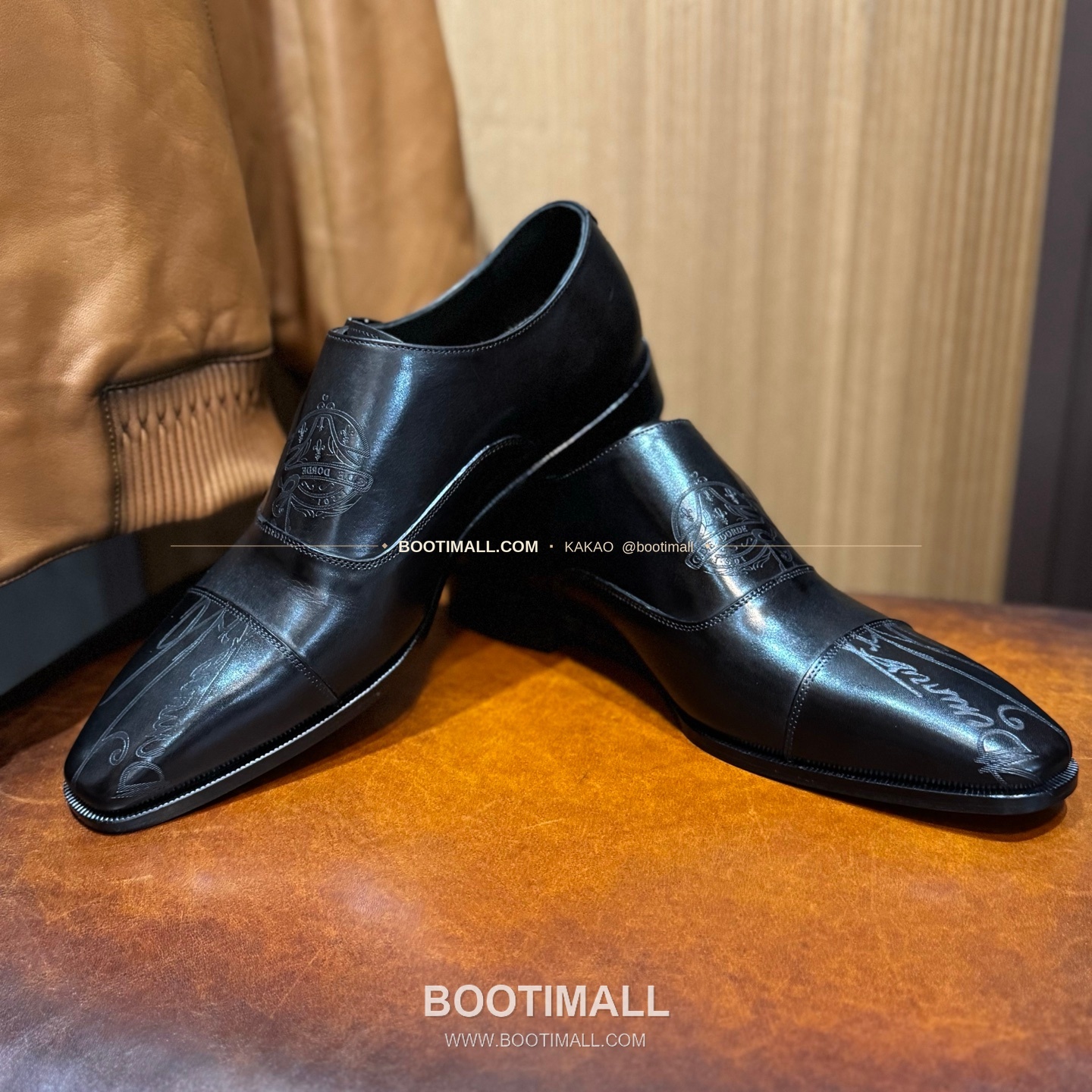 벨루티 송아지가죽 파티나 블랙 수제 정장 로퍼 Berluti Calfskin Patina Black Dress Loafers 7