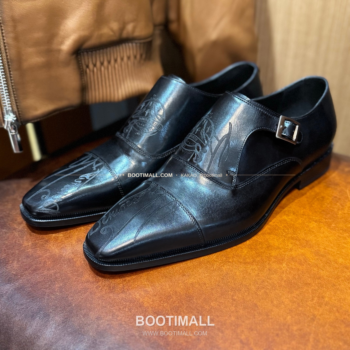 벨루티 송아지가죽 파티나 블랙 수제 정장 로퍼 Berluti Calfskin Patina Black Dress Loafers 8