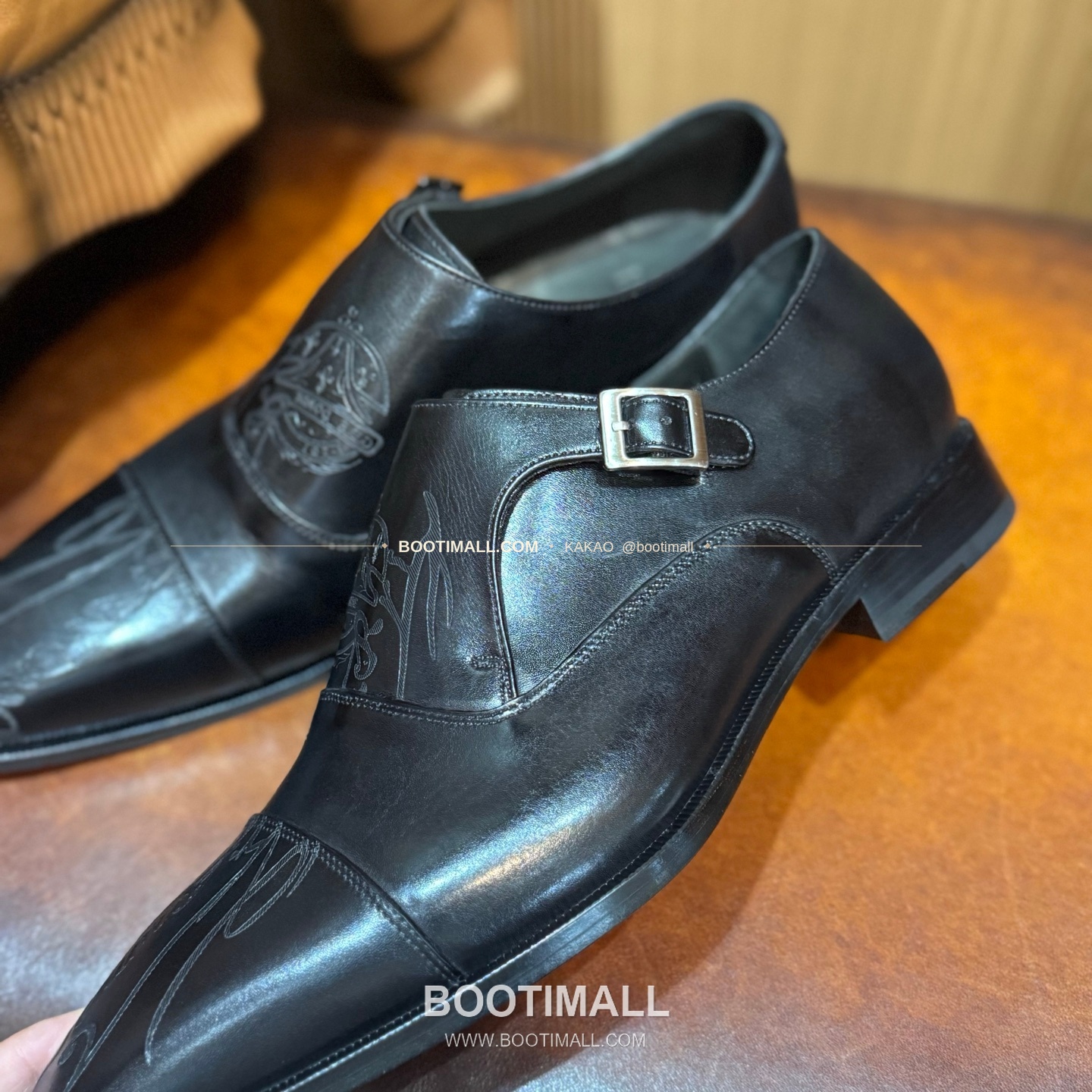 벨루티 송아지가죽 파티나 블랙 수제 정장 로퍼 Berluti Calfskin Patina Black Dress Loafers 10