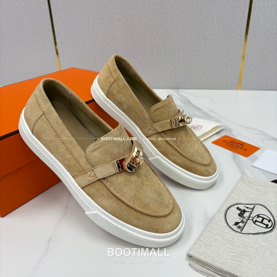 에르메스 조브 켈리 송아지가죽 로퍼 Hermes Job Kelly Calfskin Black Loafers 2