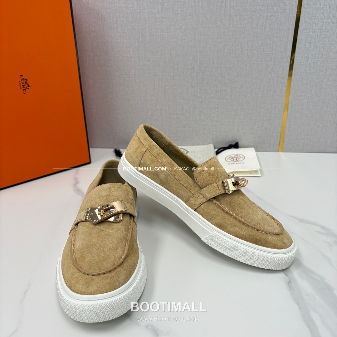 에르메스 조브 켈리 송아지가죽 로퍼 Hermes Job Kelly Calfskin Black Loafers 7