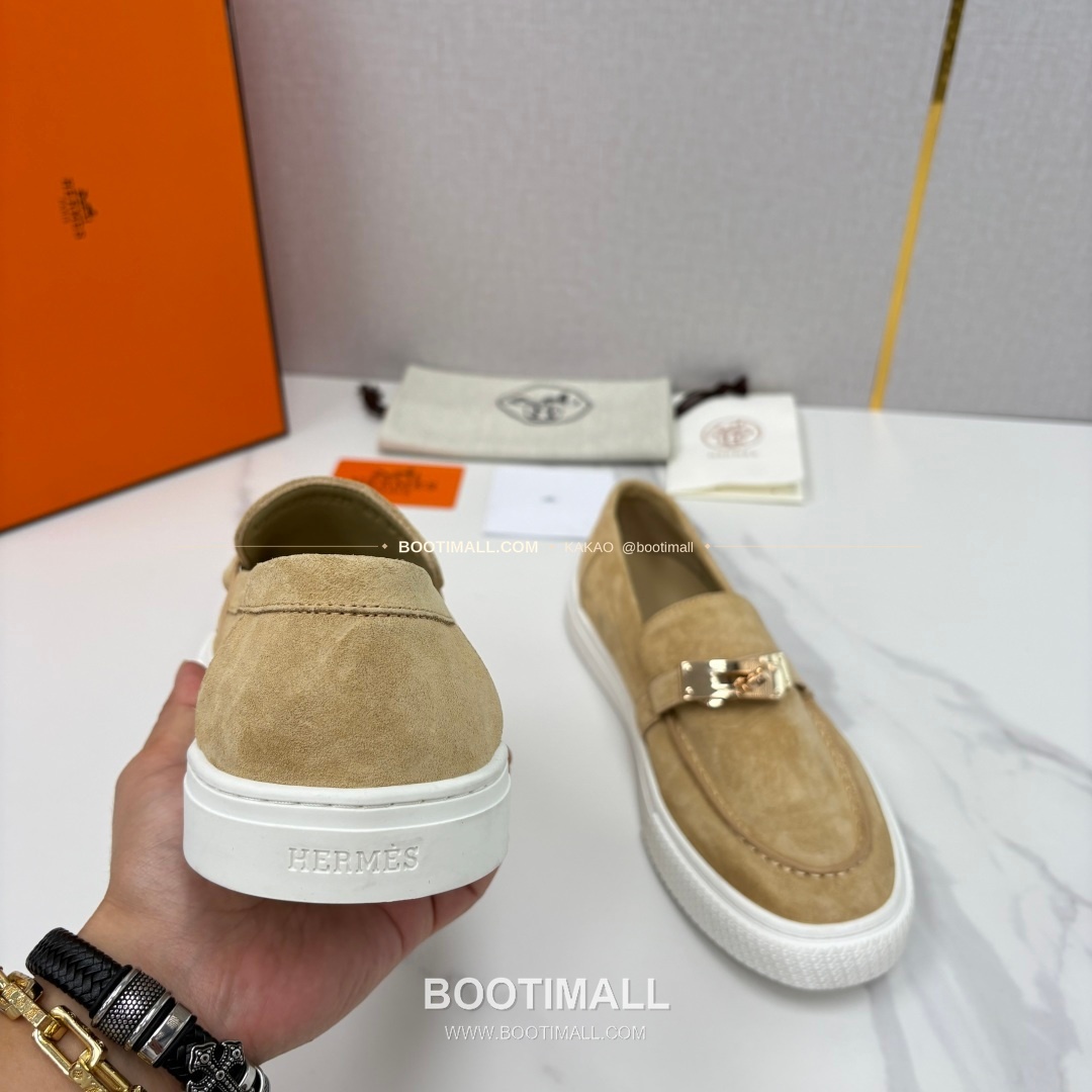 에르메스 조브 켈리 송아지가죽 로퍼 Hermes Job Kelly Calfskin Black Loafers 8