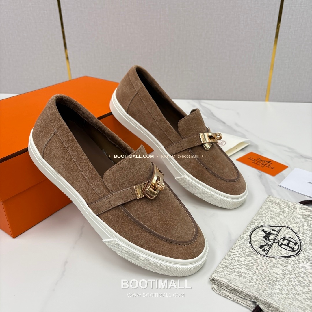 에르메스 조브 켈리 송아지가죽 로퍼 Hermes Job Kelly Calfskin Black Loafers 2